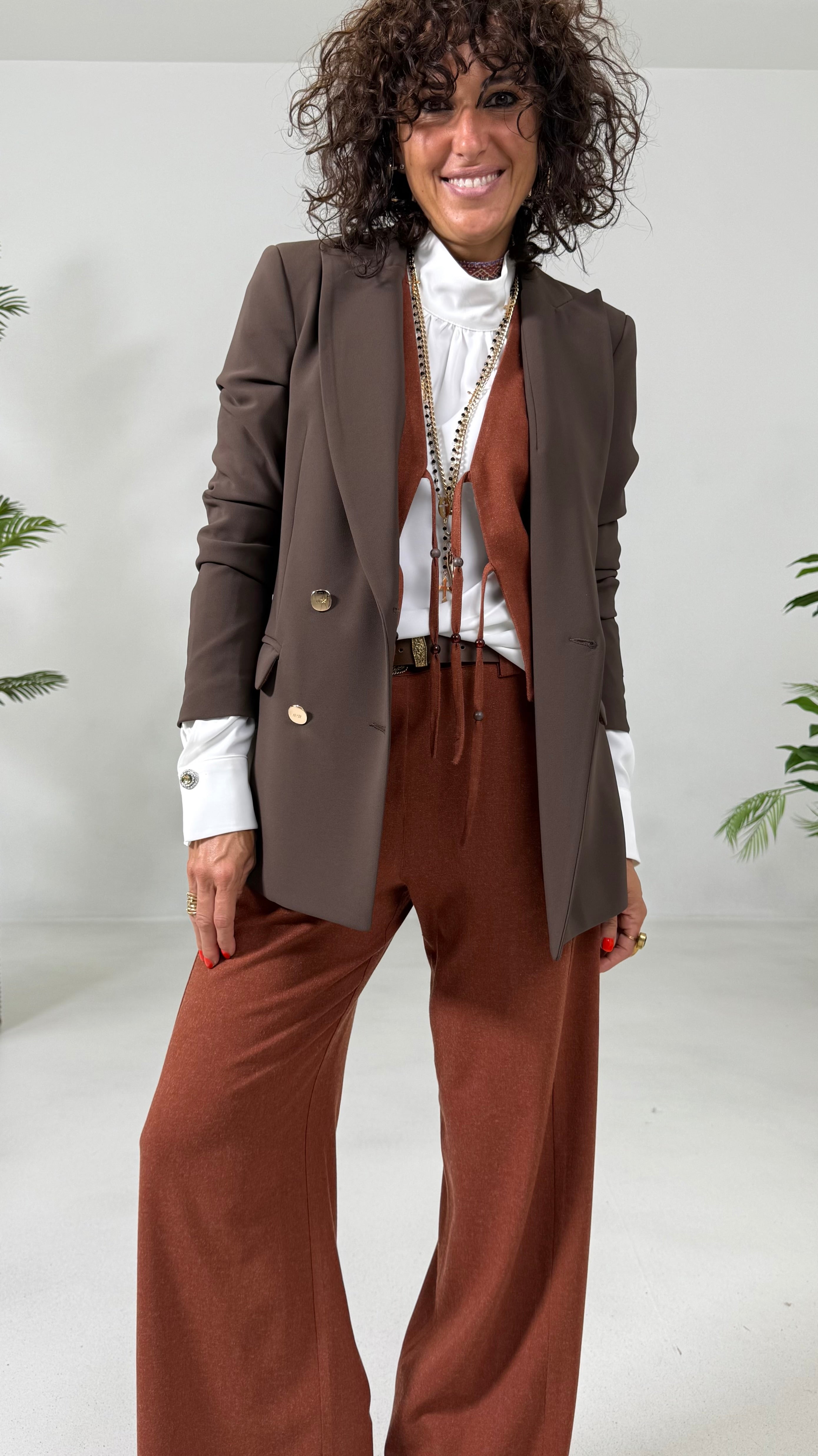 GIACCA DOPPIO PETTO IN CADY TECNICO