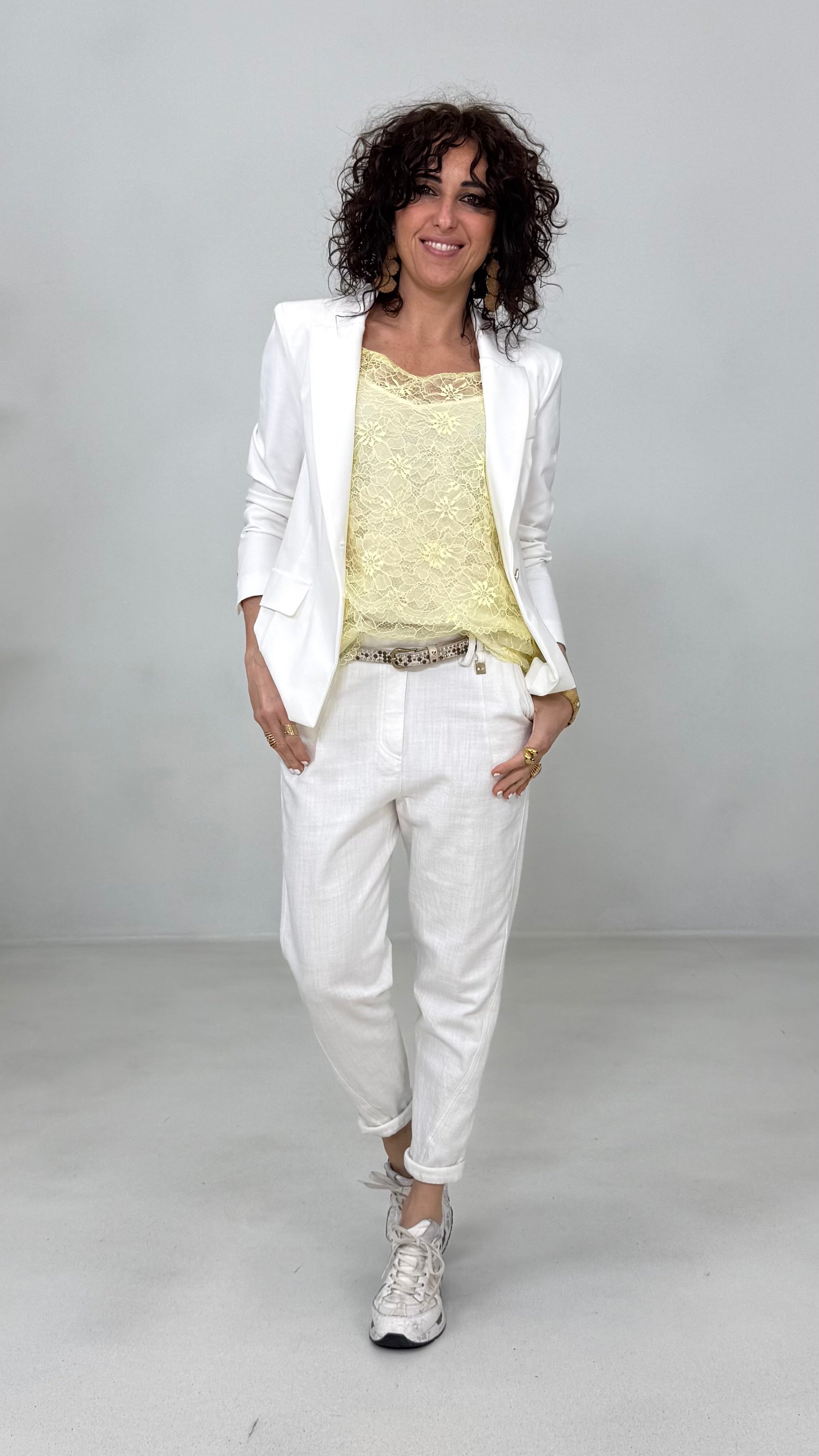 BAGGY CAVALLO BASSO IN COTONE JEANS