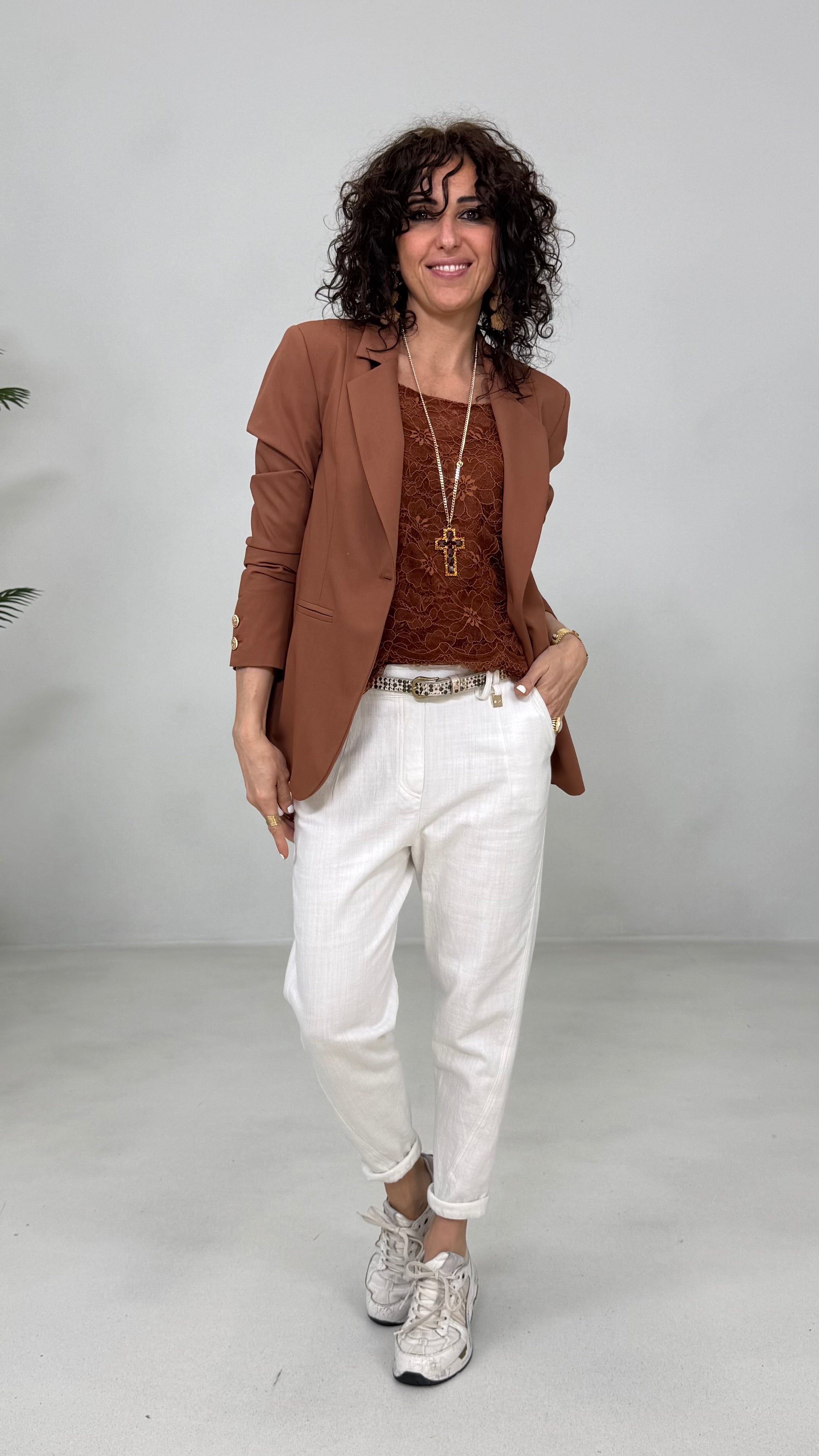 GIACCA BLAZER IN TECNICO FLUIDO