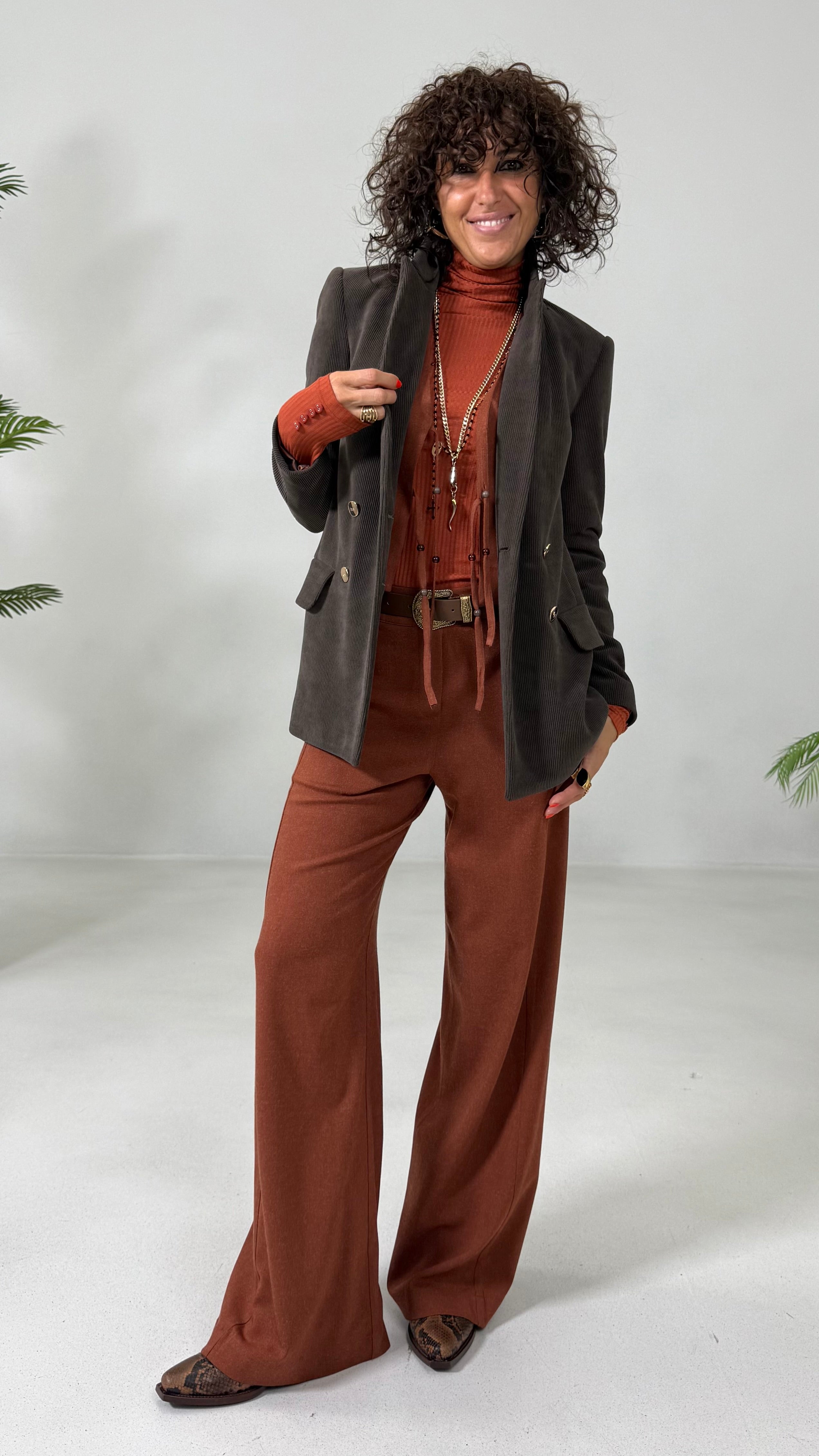 GIACCA DOPPIO PETTO IN VELLUTO A COSTINE