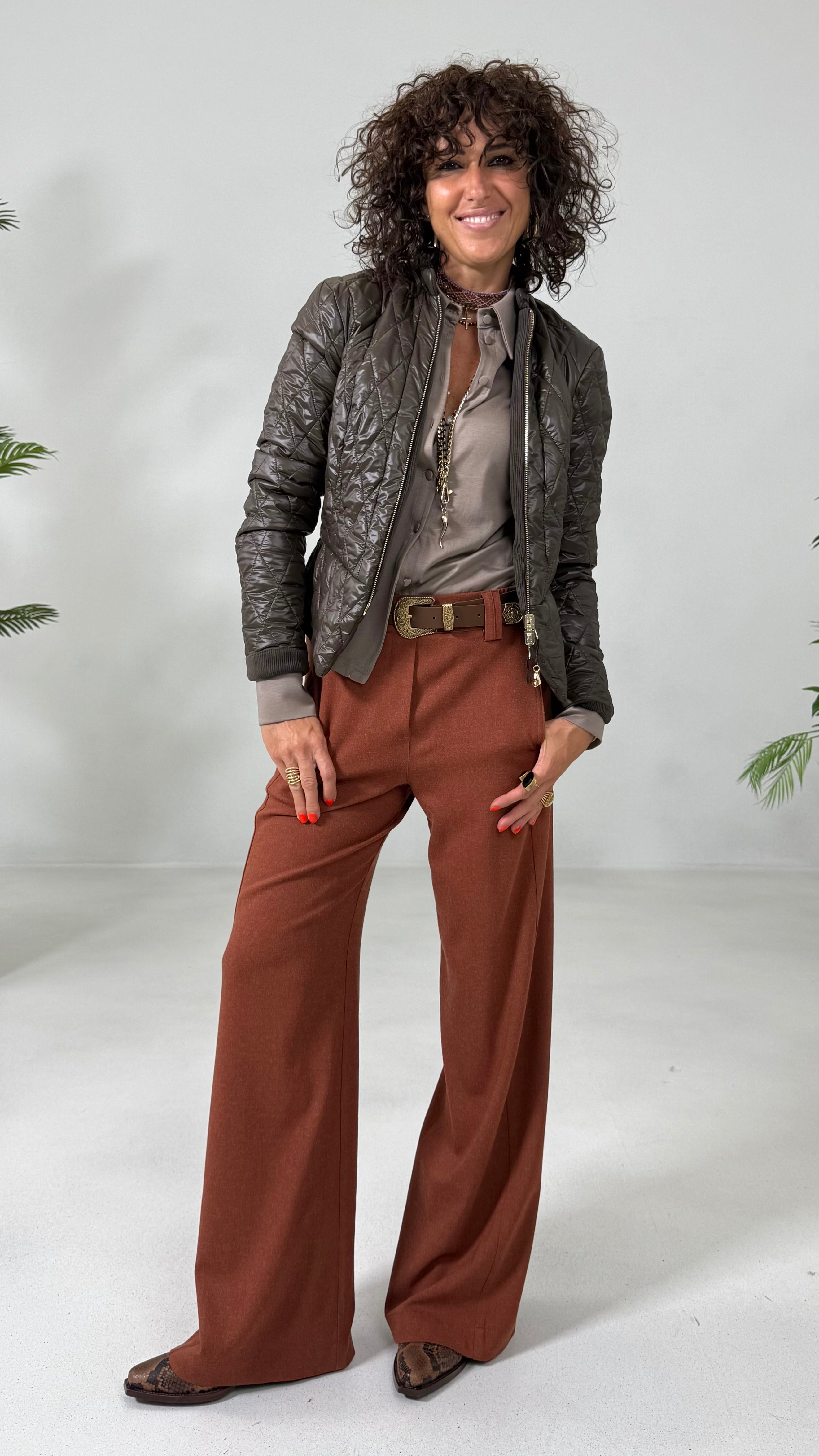 CAMICIA IN JERSEY DI COTONE MODAL