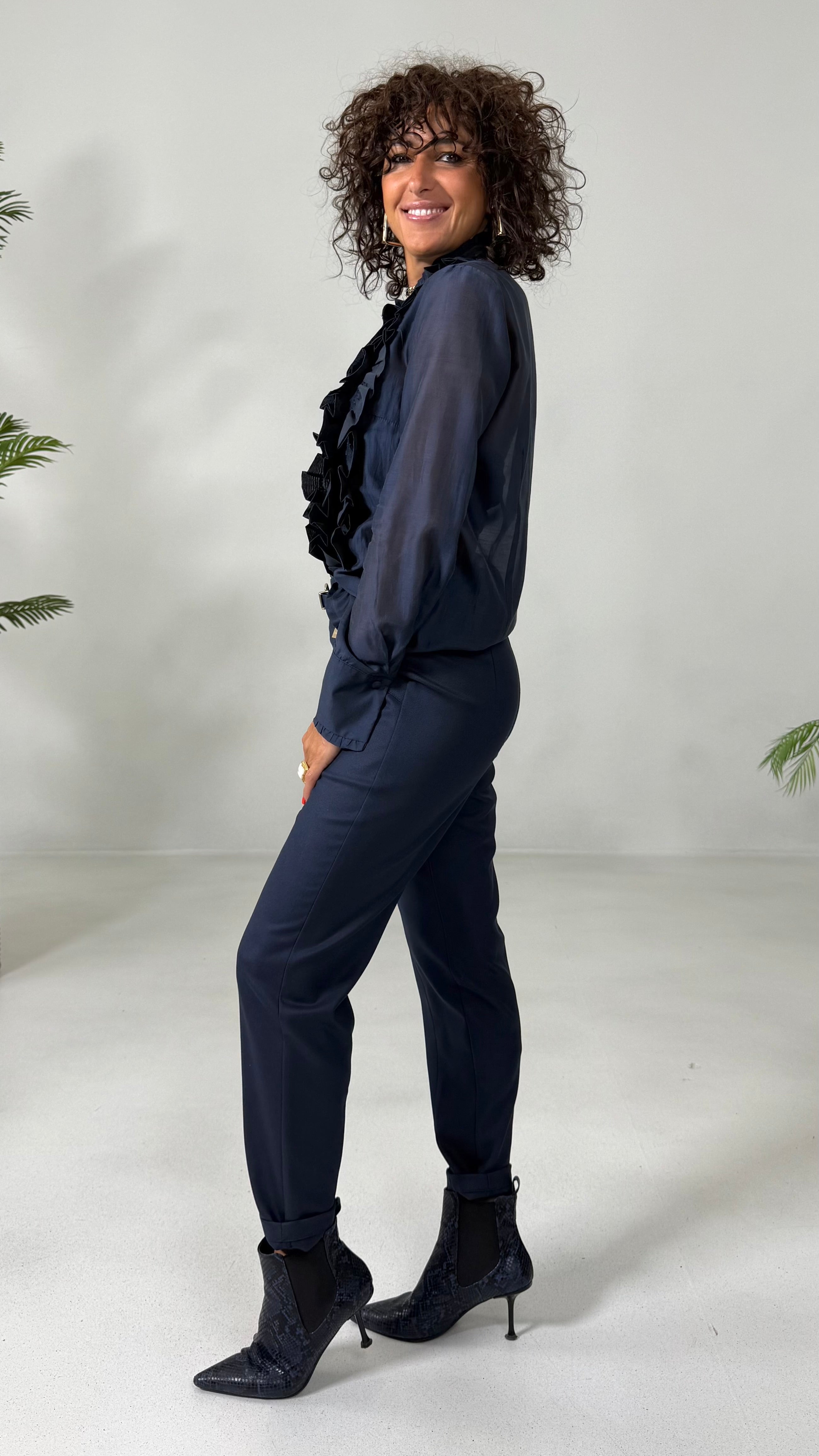 CAMICIA IN MUSSOLA CON ROUGES