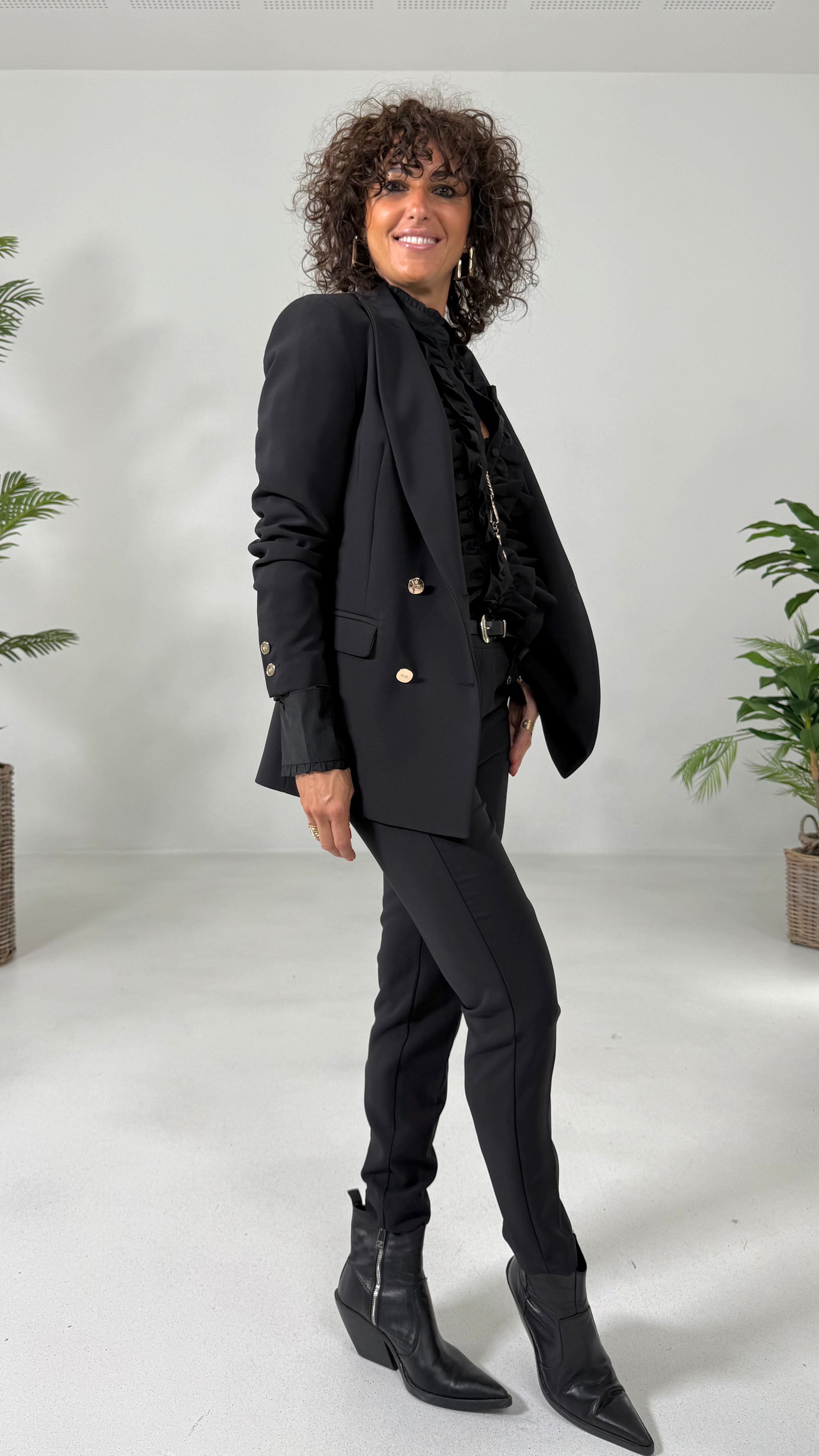 GIACCA DOPPIO PETTO IN CADY TECNICO