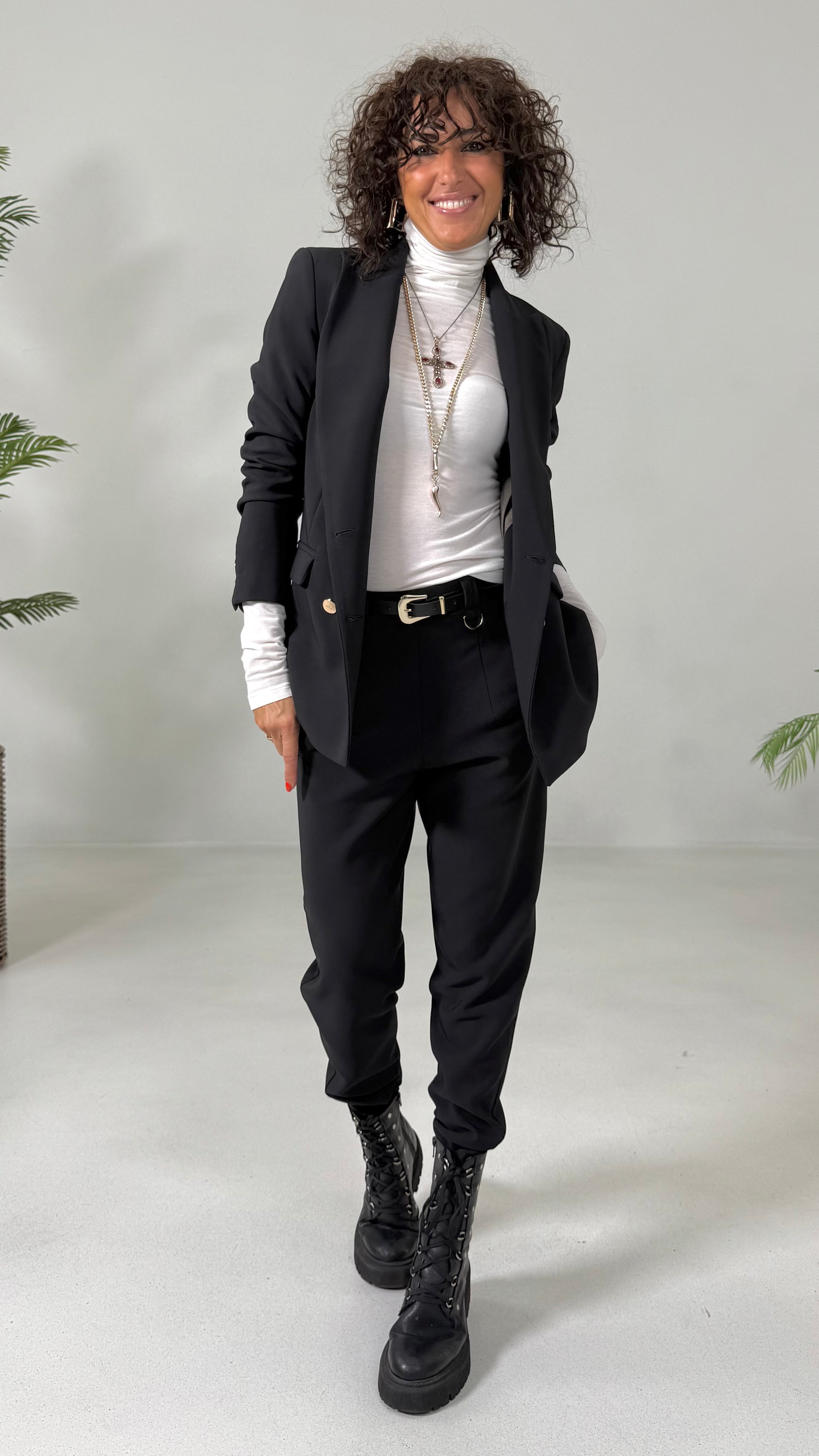 BAGGY CAVALLO BASSO IN CADY TECNICO