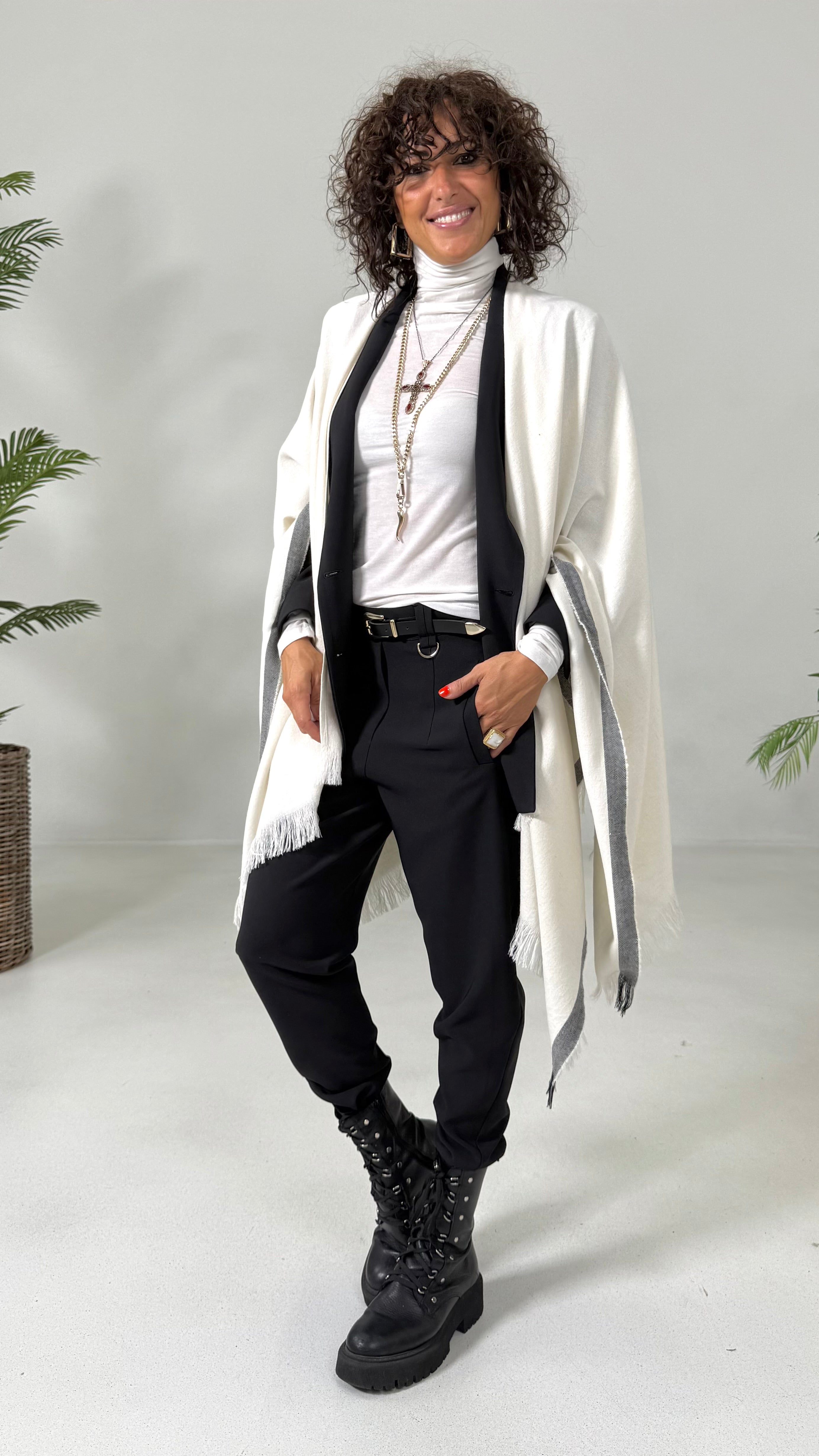 BAGGY CAVALLO BASSO IN CADY TECNICO