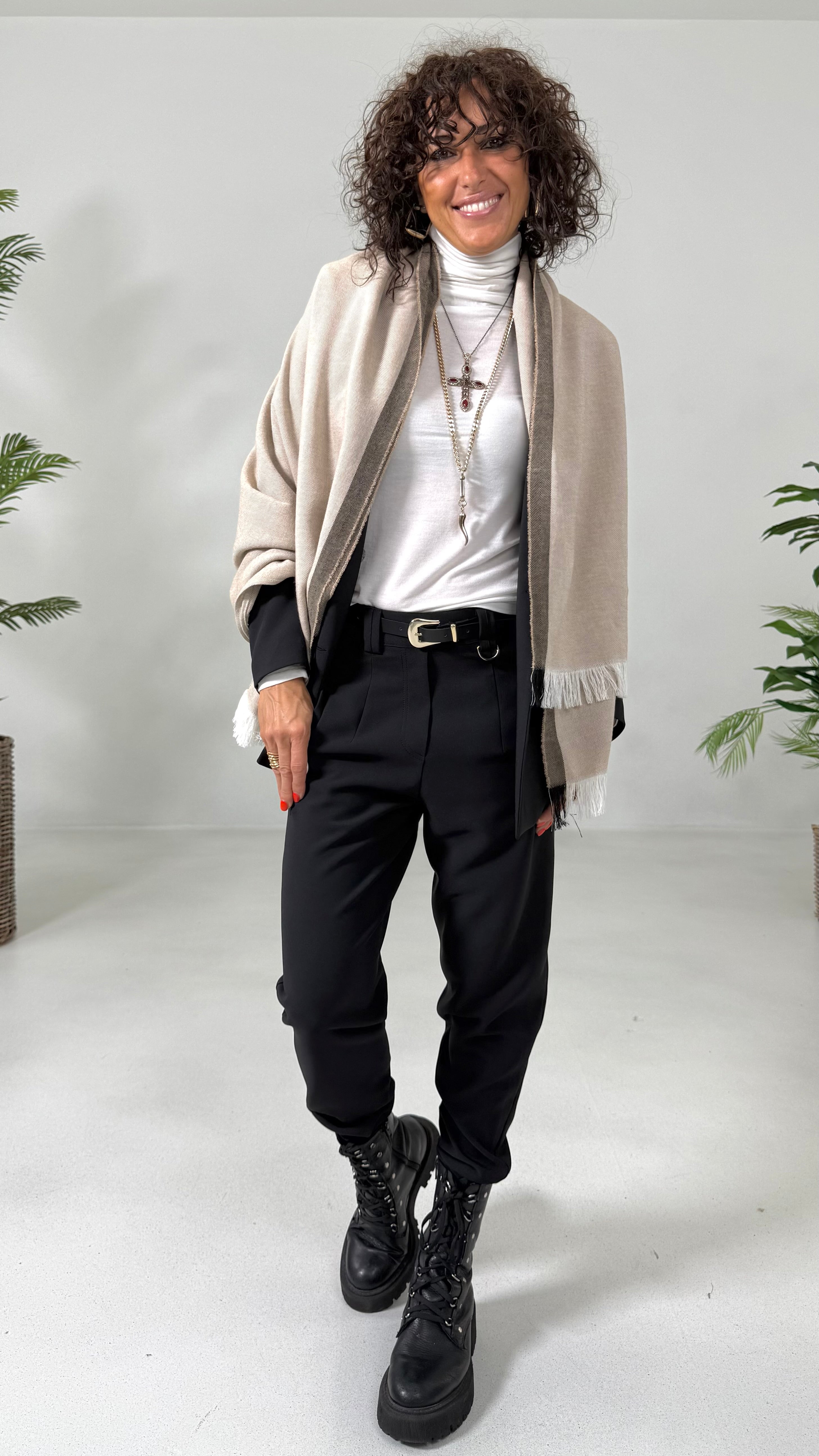 BAGGY CAVALLO BASSO IN CADY TECNICO