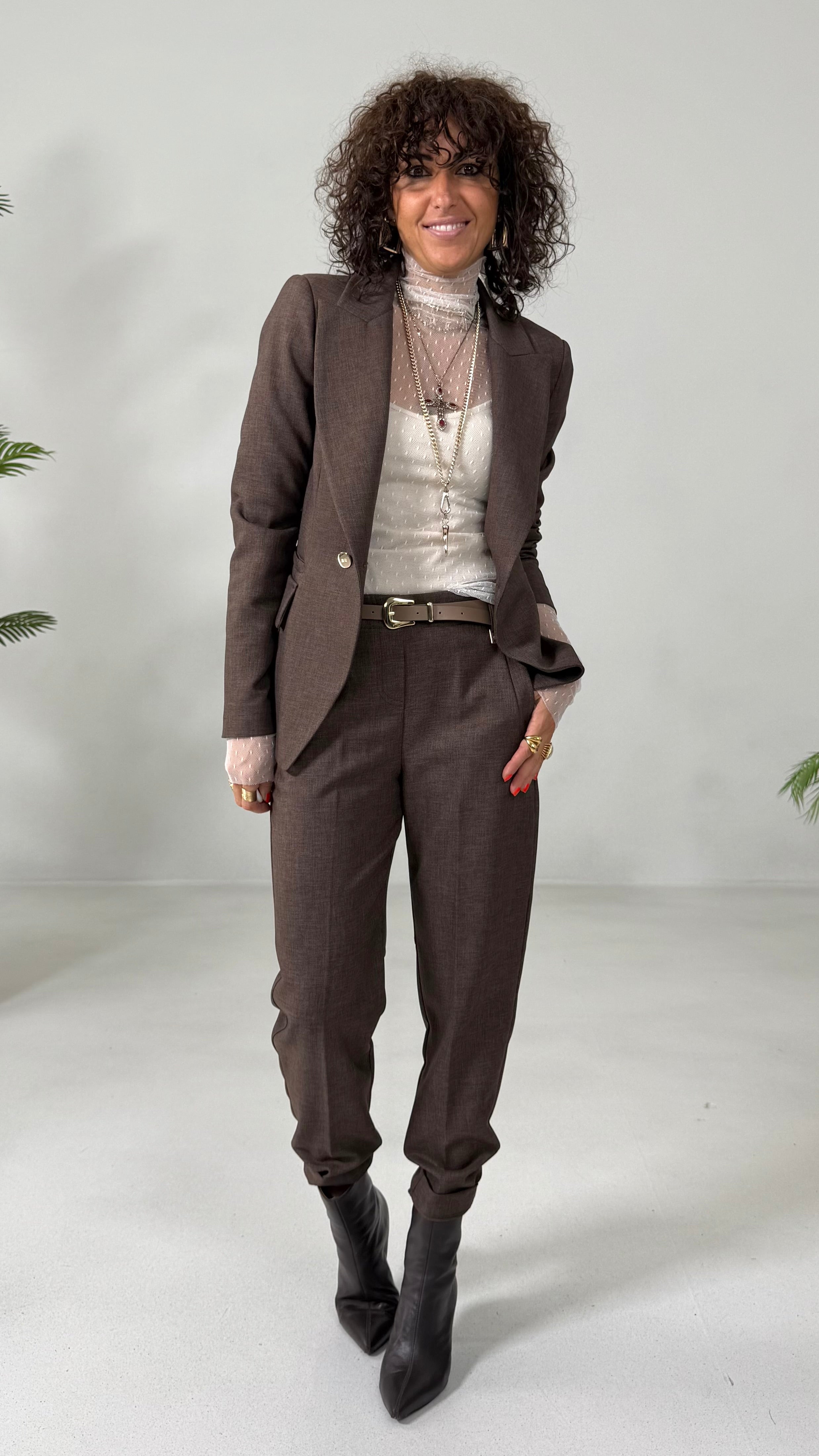 BAGGY CAVALLO BASSO IN CADY TECNICO