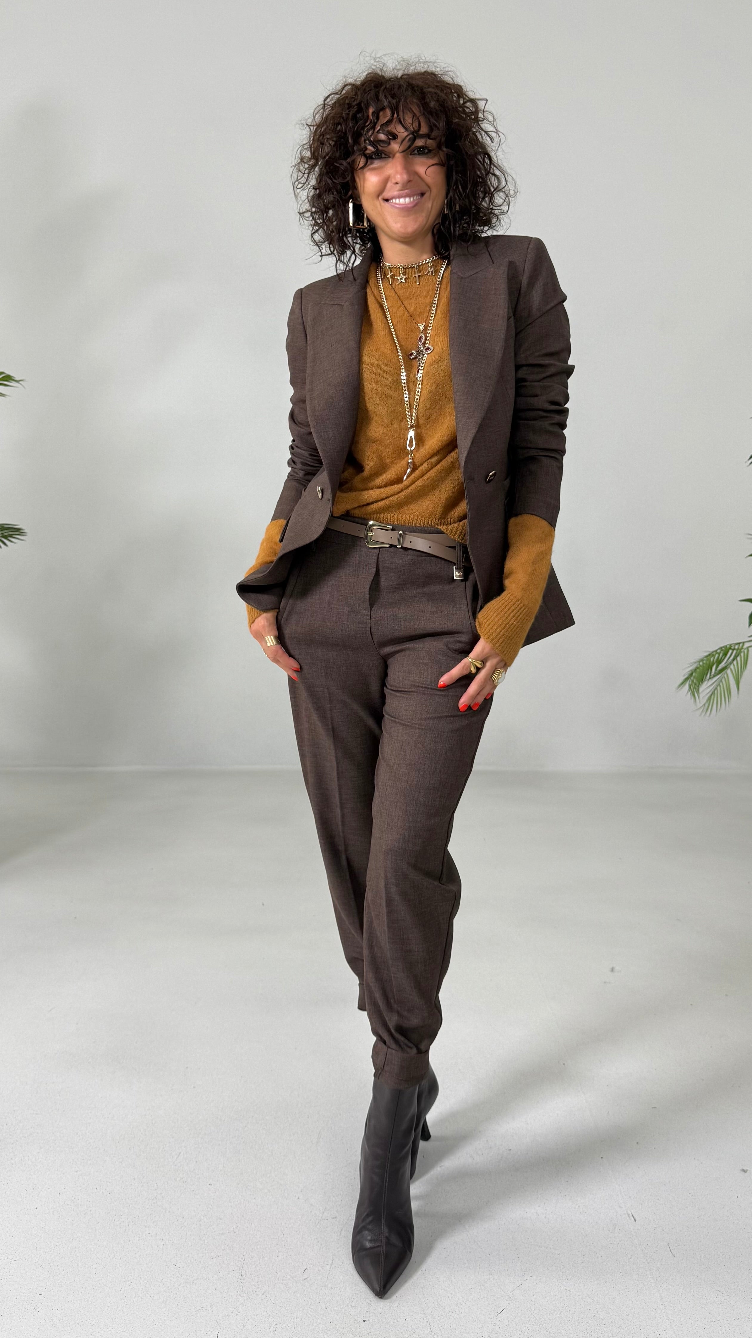 GIACCA DOPPIO PETTO IN GRISAGLIA FIAMMATA