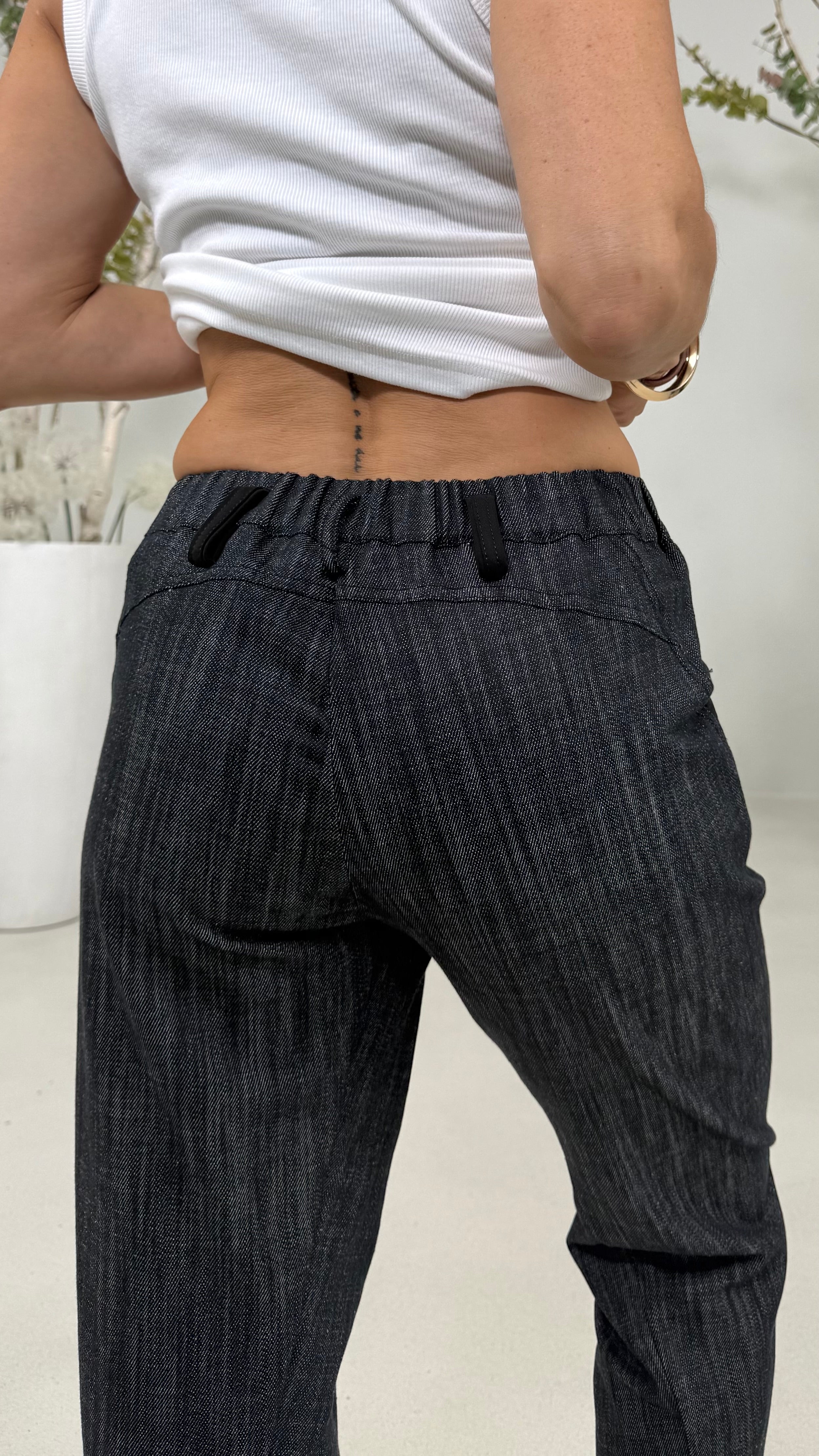 BAGGY ROCK IN DENIM 100% COTONE