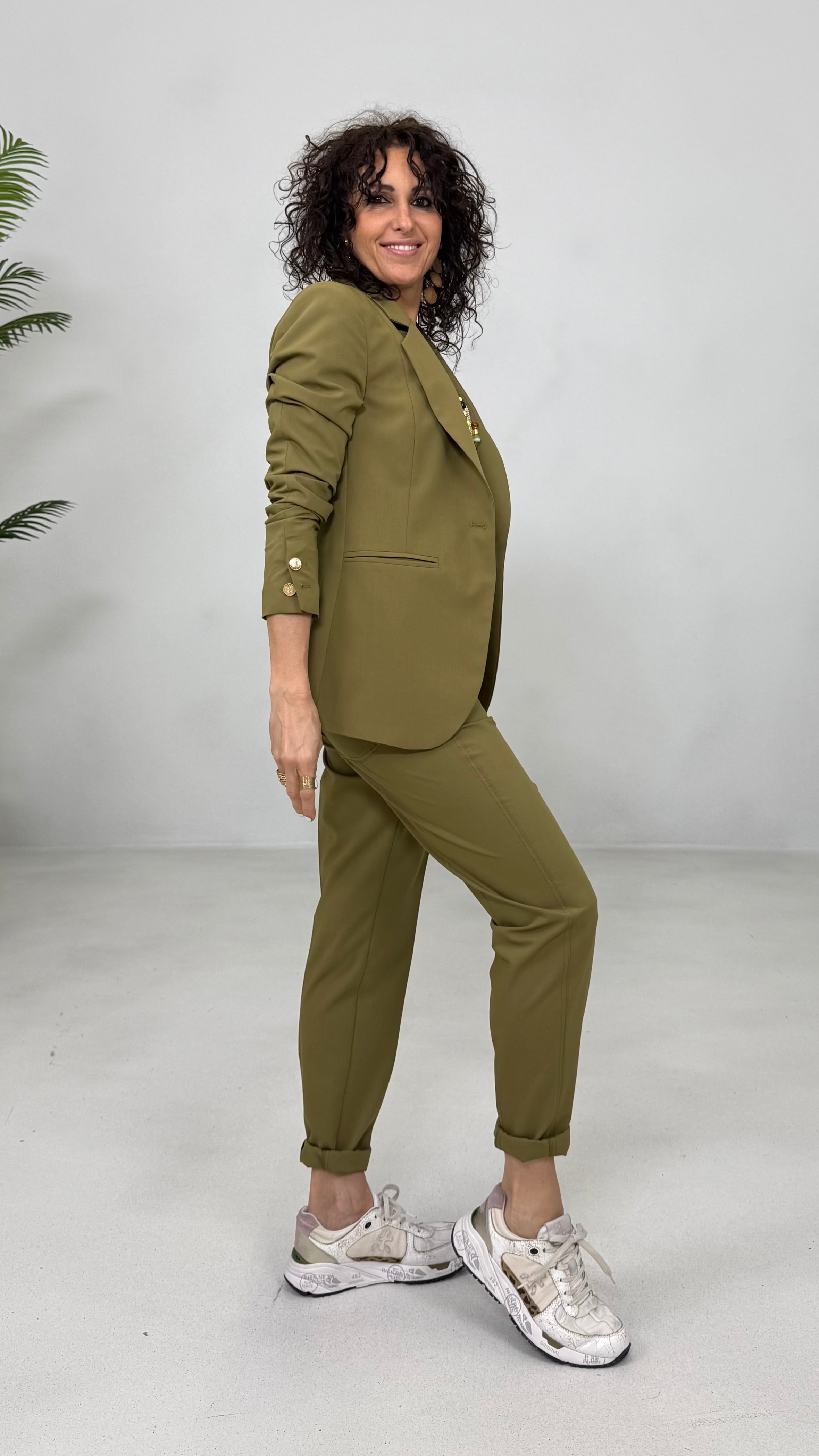 GIACCA BLAZER IN TECNICO FLUIDO