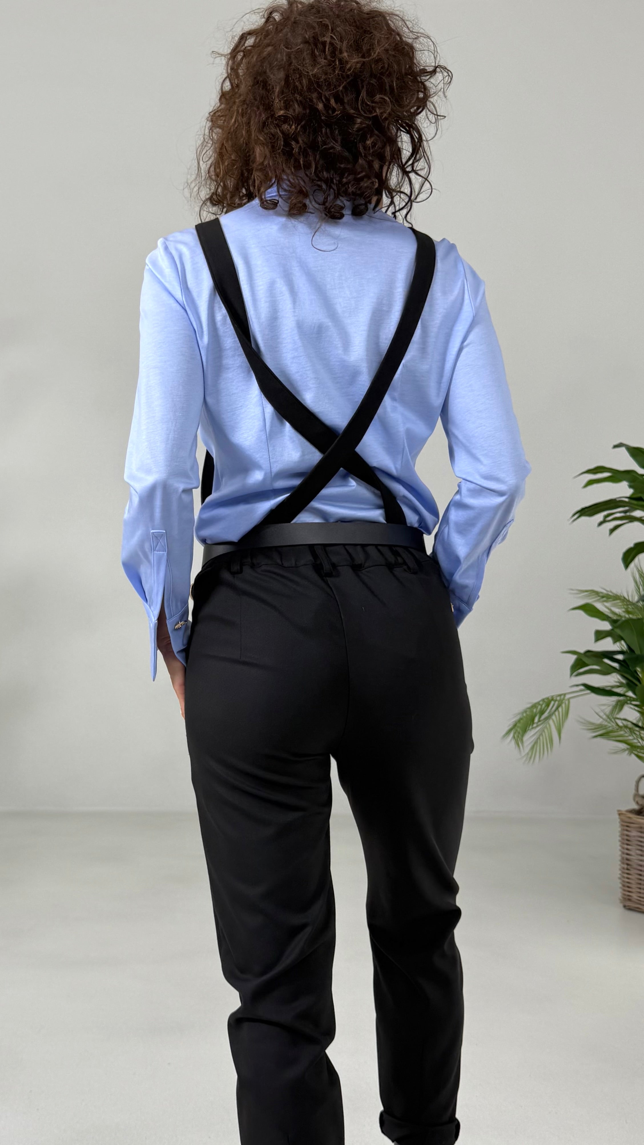 CAMICIA IN JERSEY DI COTONE MODAL