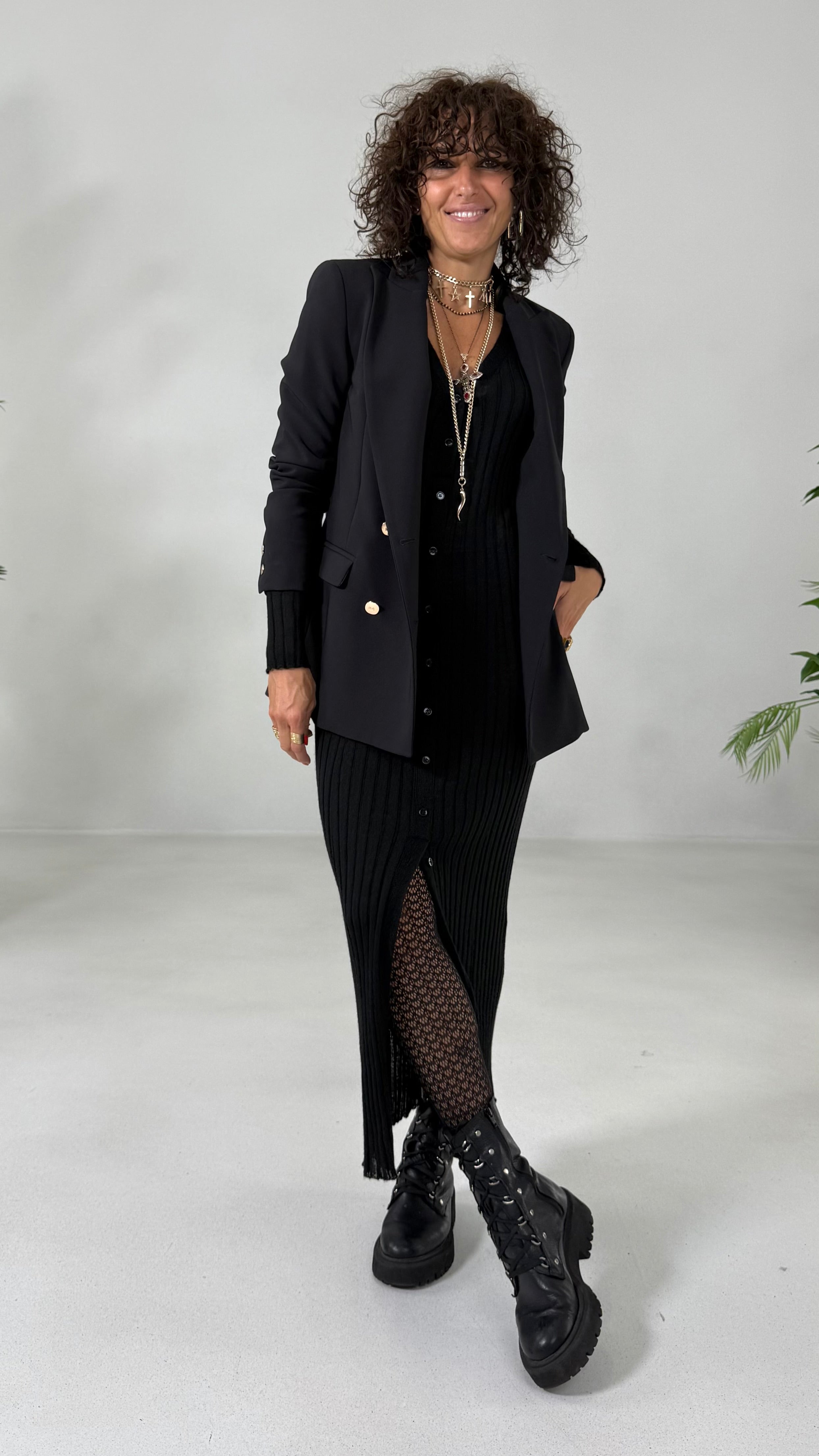 GIACCA DOPPIO PETTO IN CADY TECNICO