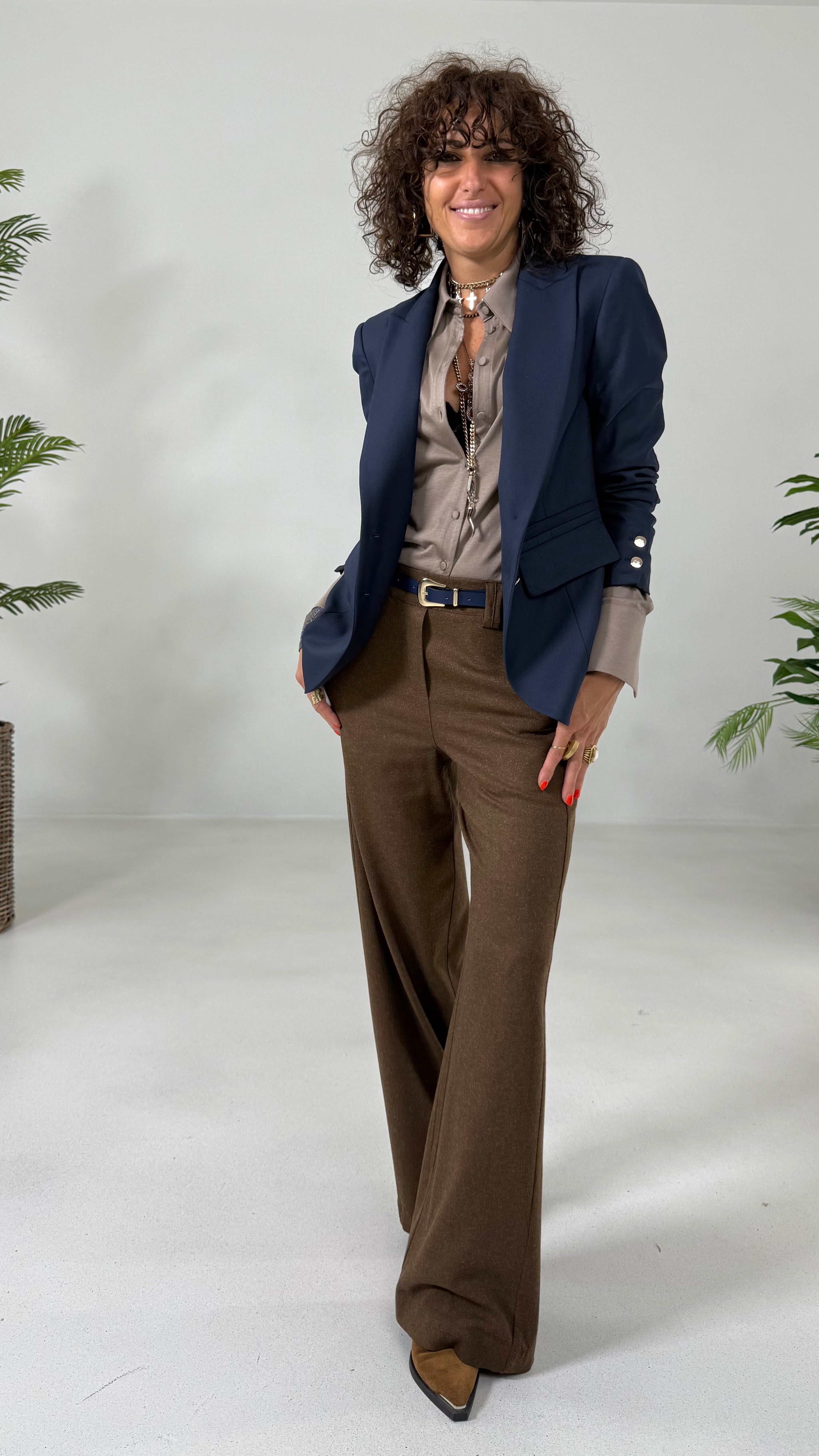 CAMICIA IN JERSEY DI COTONE MODAL