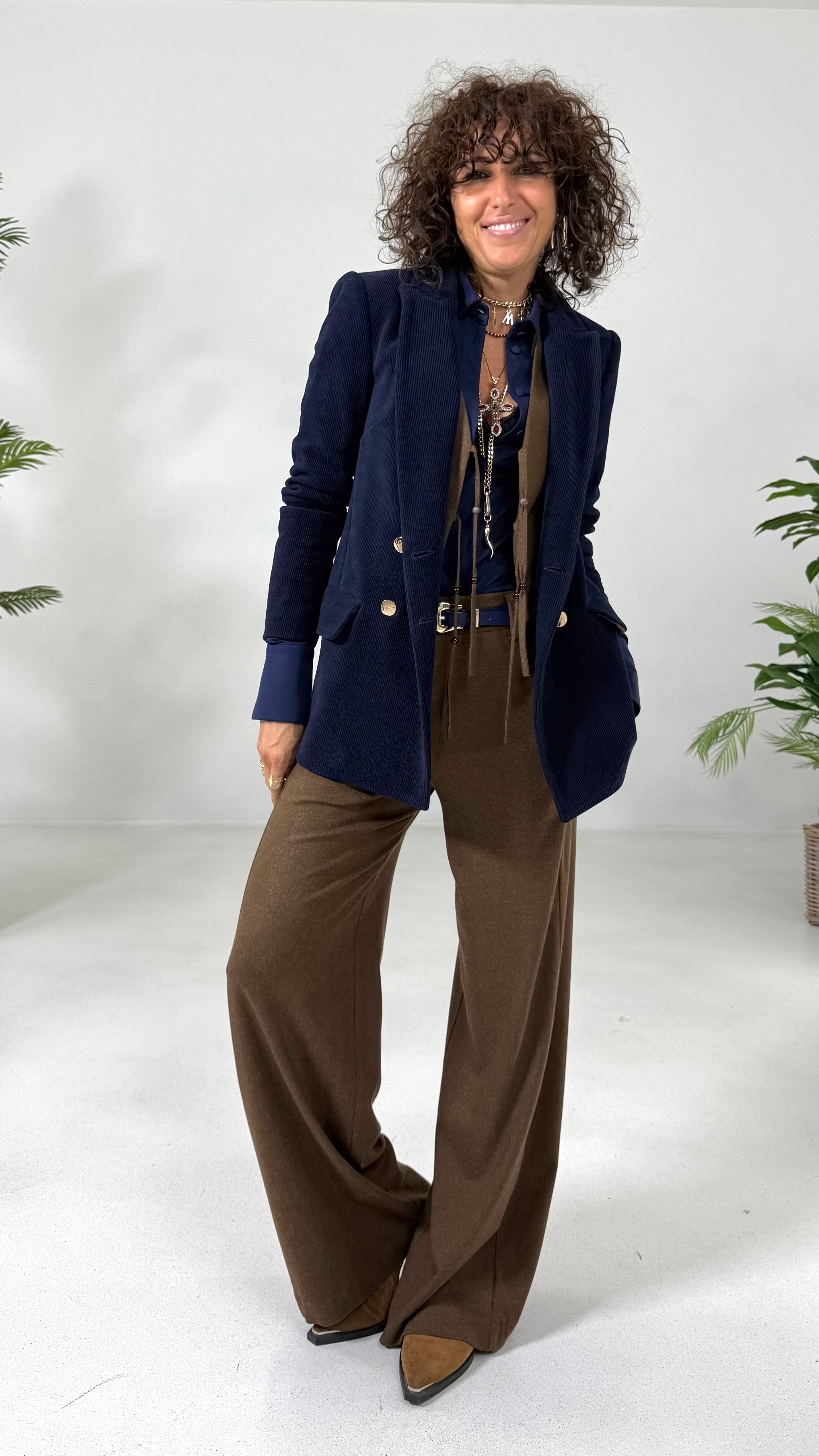 CAMICIA IN JERSEY DI COTONE MODAL