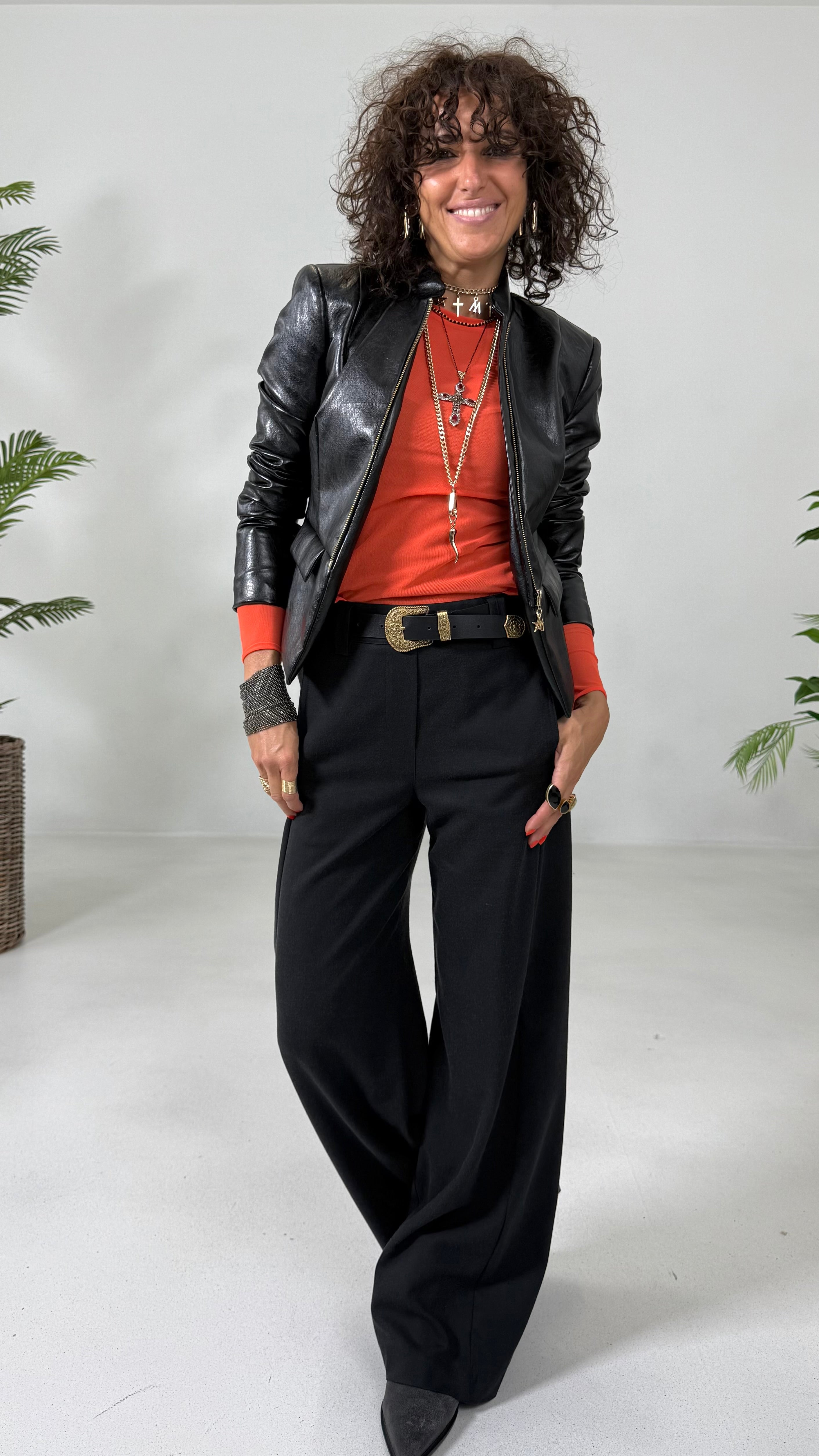 PALAZZO IN FLANELLA SUPER ELASTICA