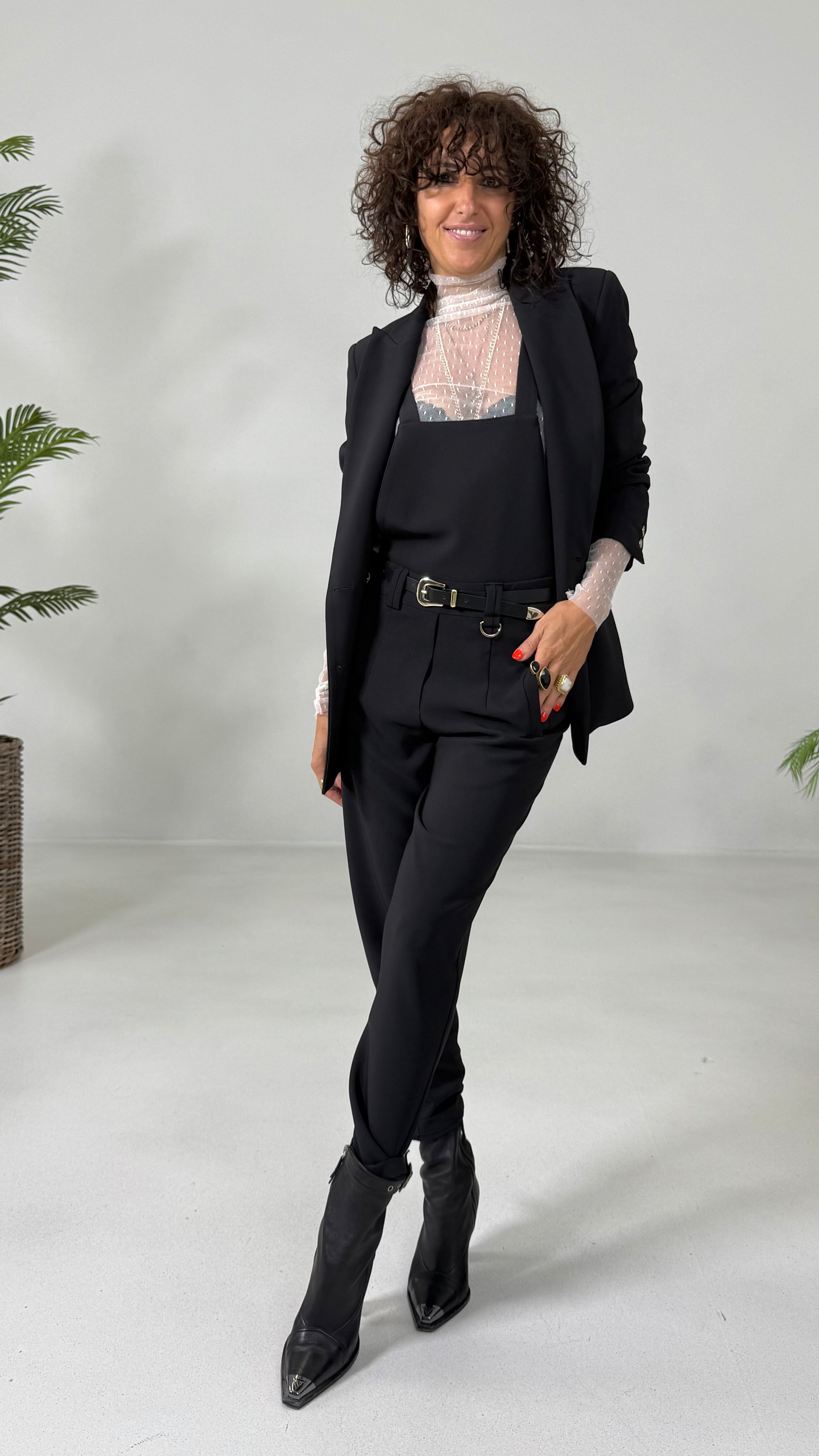 PANTALONE BASIC IN CADY TECNICO