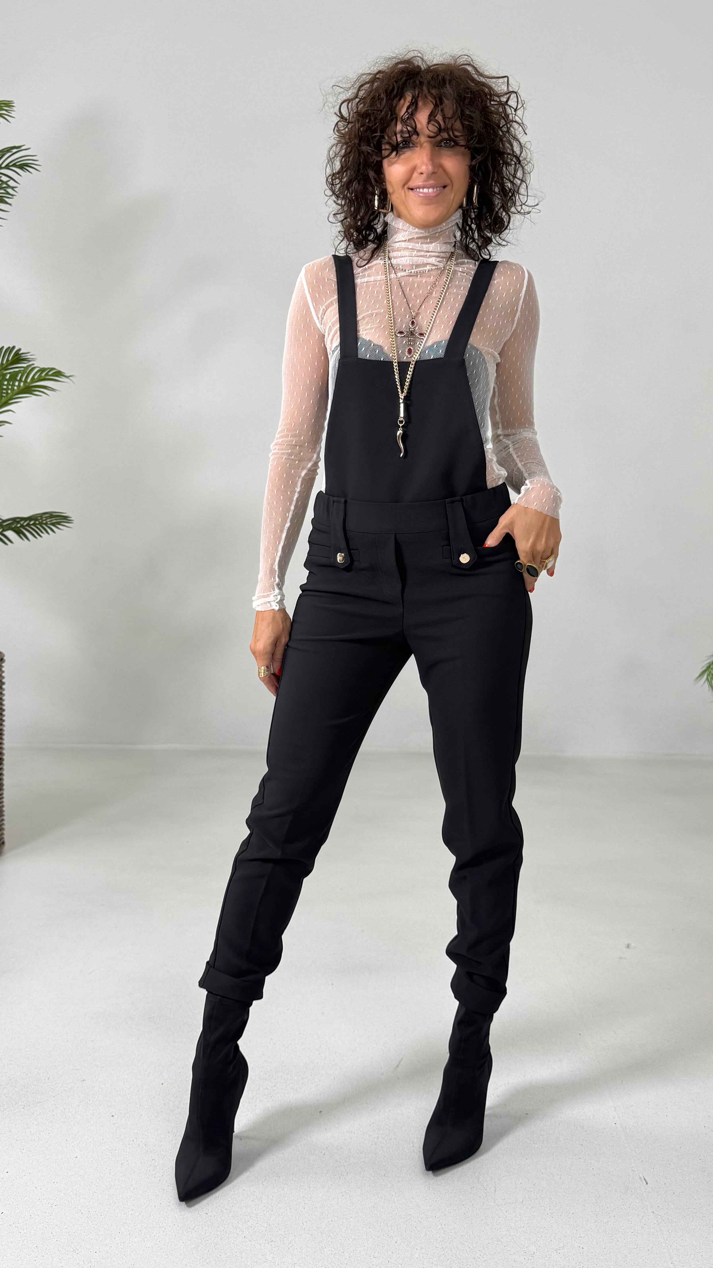 PANTALONE BASIC IN CADY TECNICO