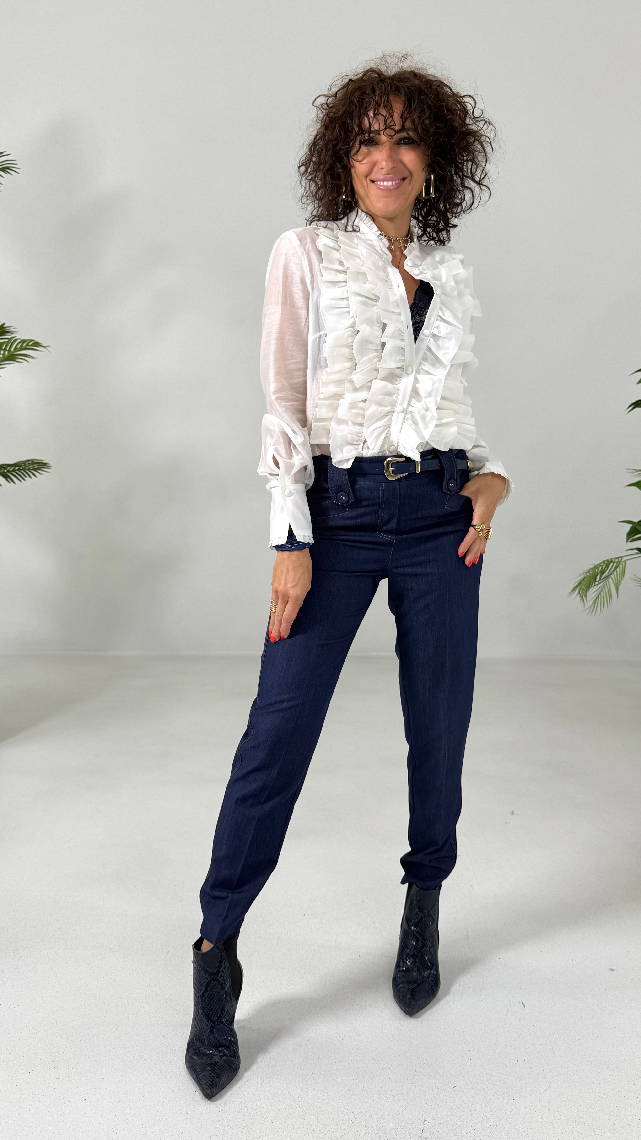 CAMICIA IN MUSSOLA CON ROUGES