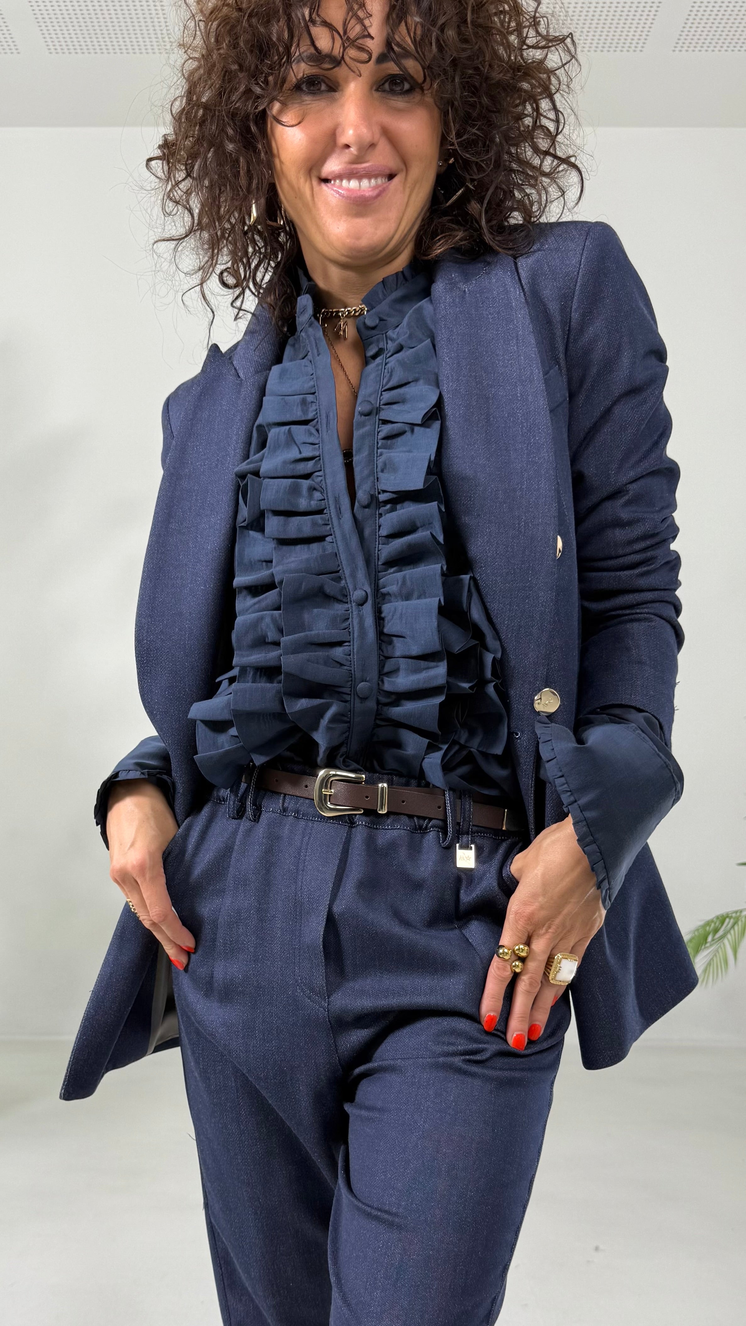 CAMICIA IN MUSSOLA CON ROUGES