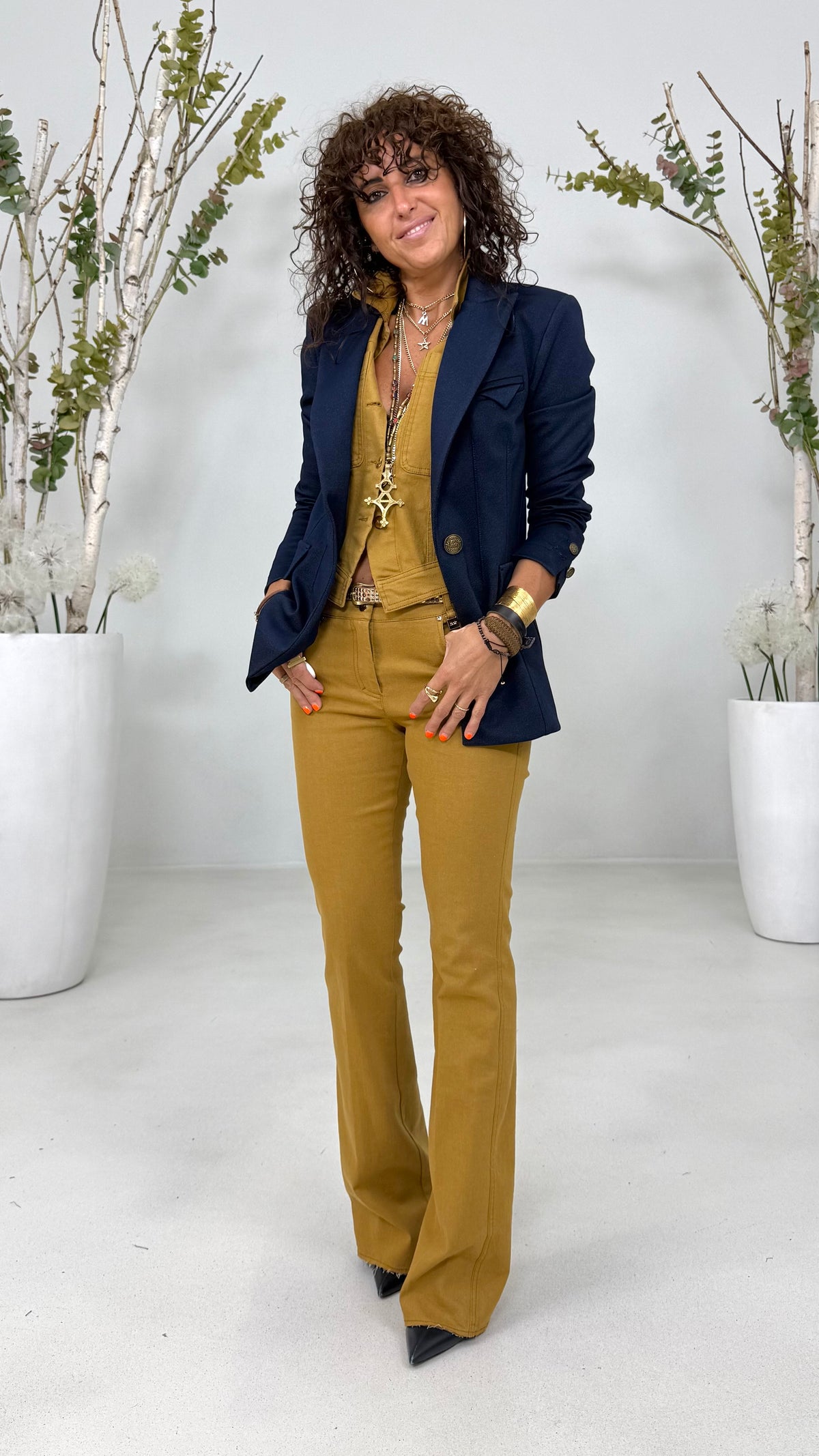 GIACCA IN TWILL PUNTO MAGLIA