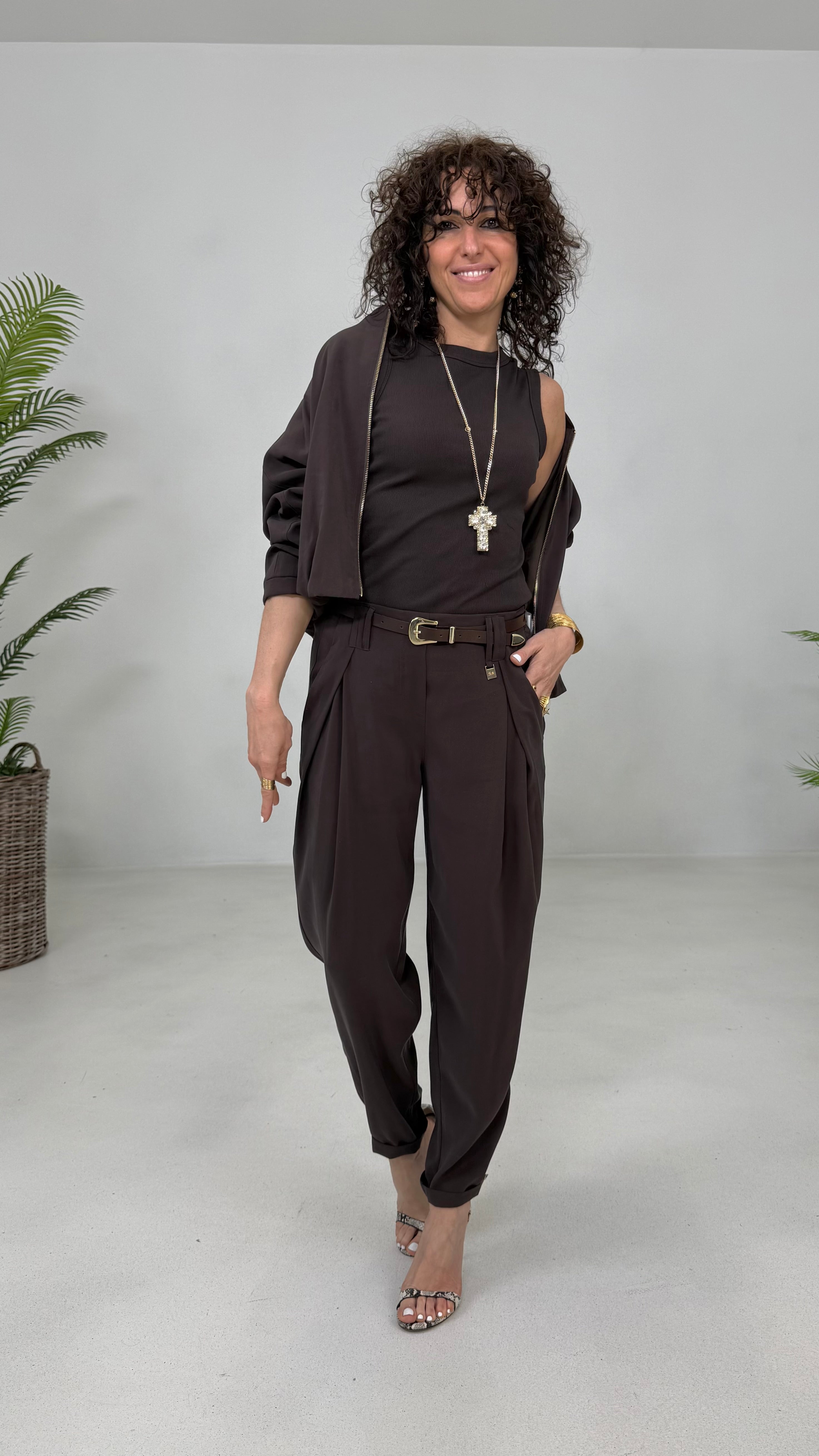 BOMBER LEGGERO ARRICCIO FONDO EFFETTO CUPRO