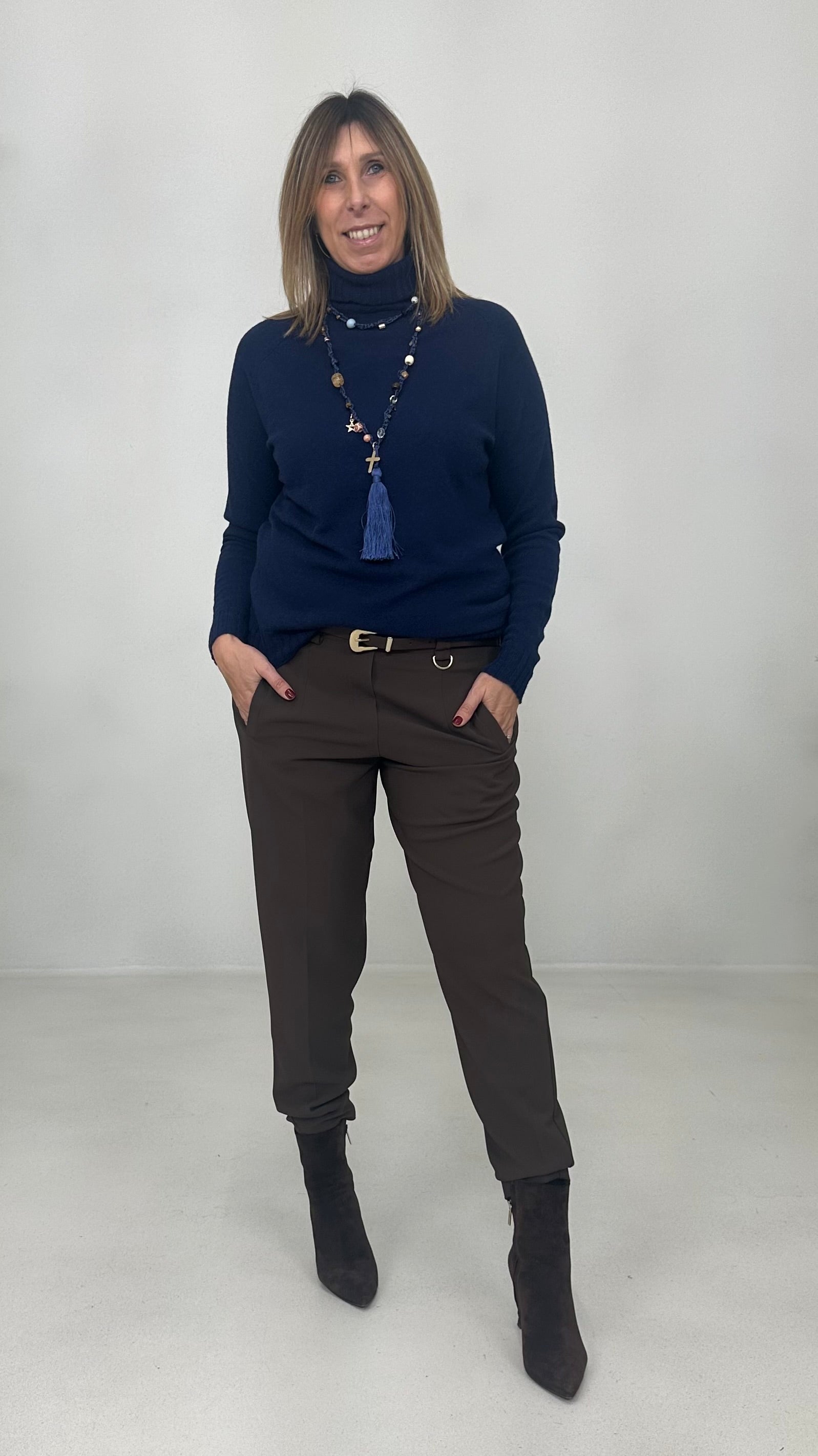 BAGGY CAVALLO BASSO IN CADY TECNICO