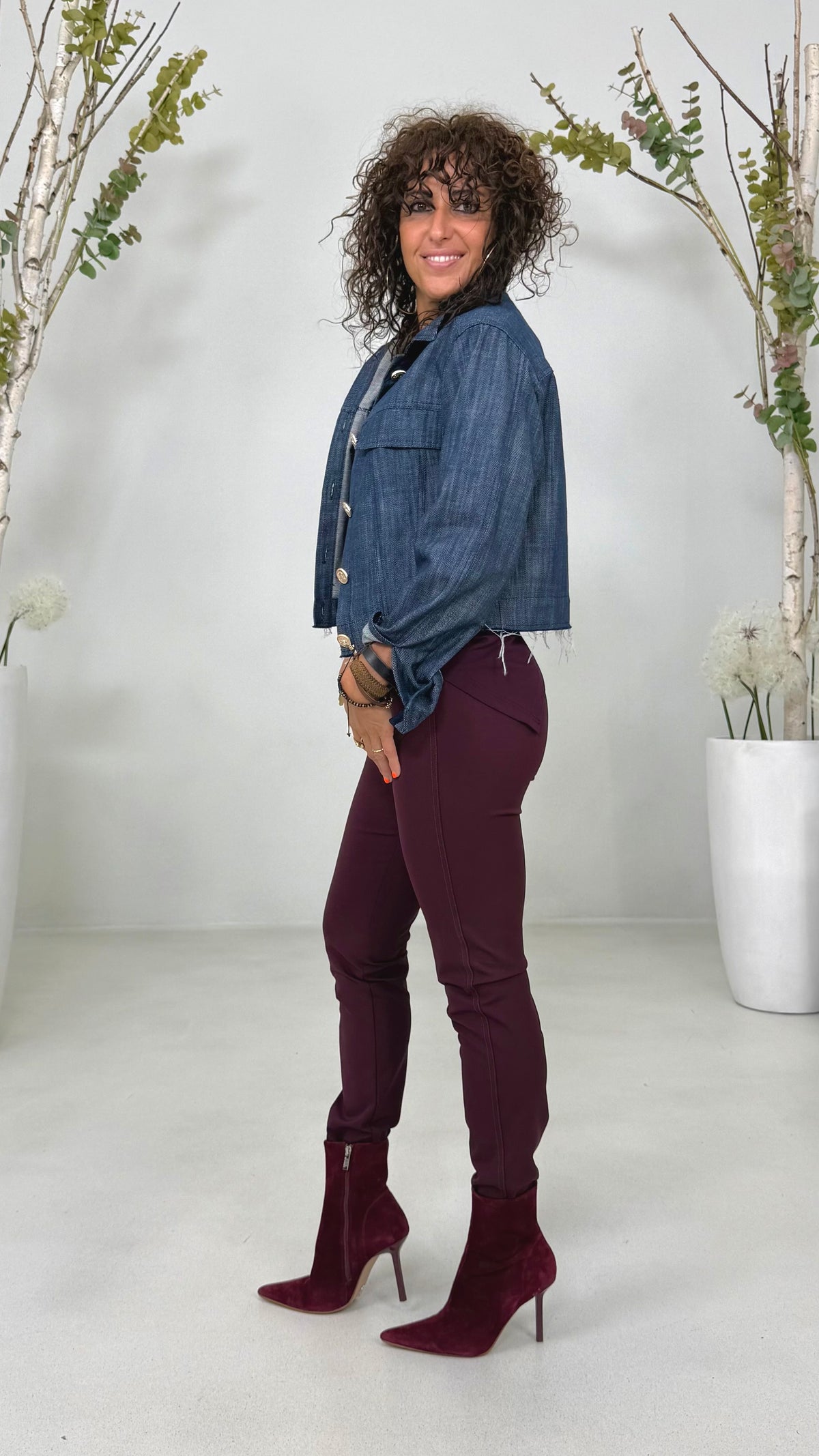 GIUBBINO JEANS IN DENIM 100% COTONE