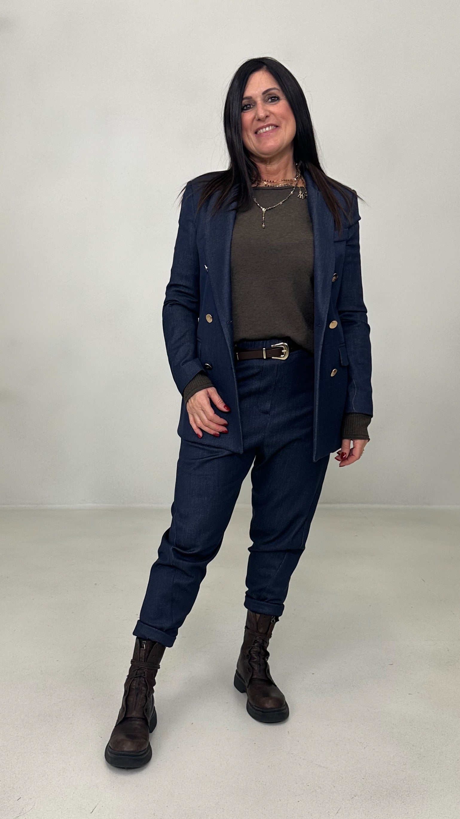 MAGLIA QUADRATA BASIC IN CALDA VISCOSA