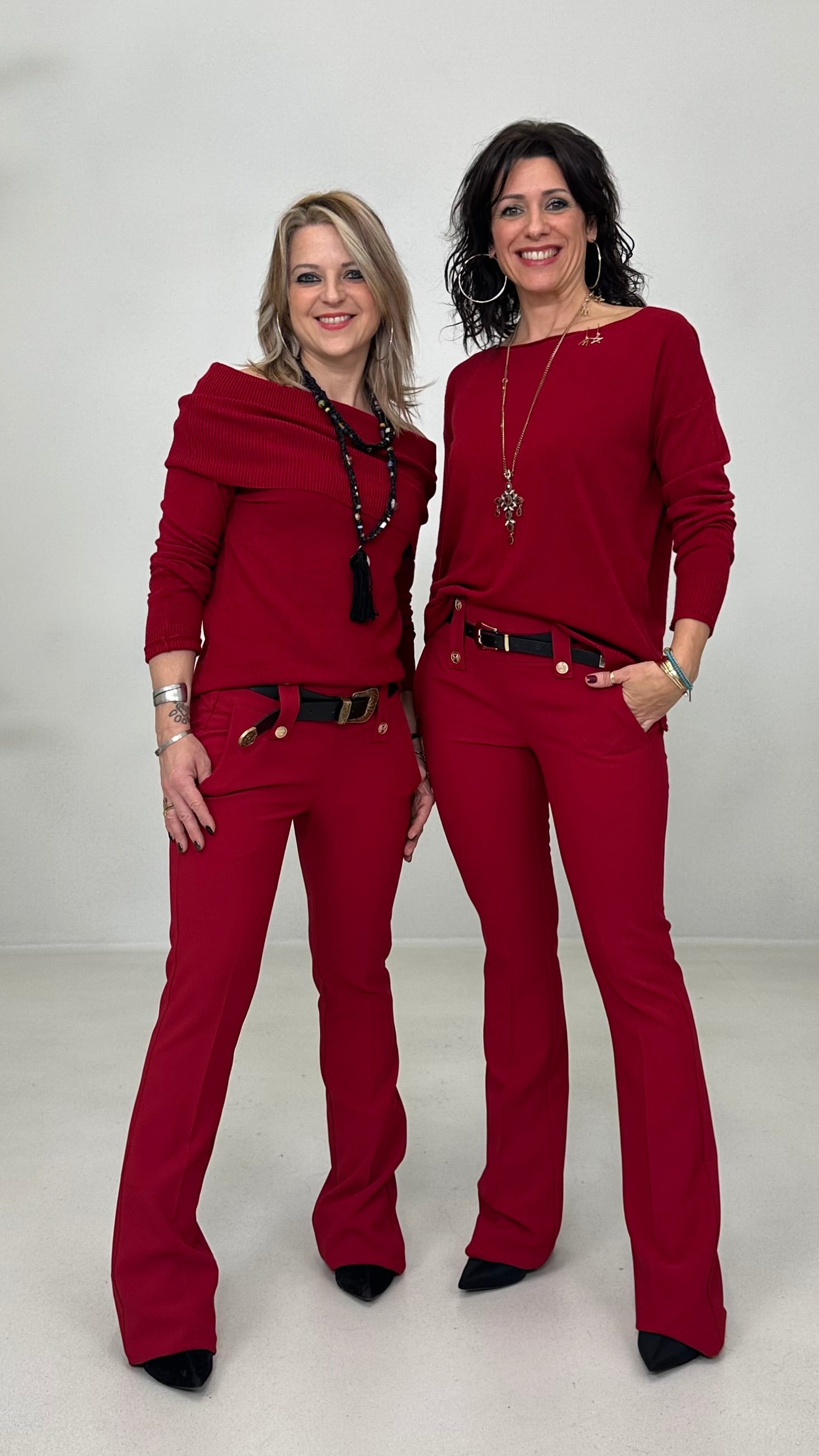 PANTALONE A ZAMPETTA IN CADY TECNICO