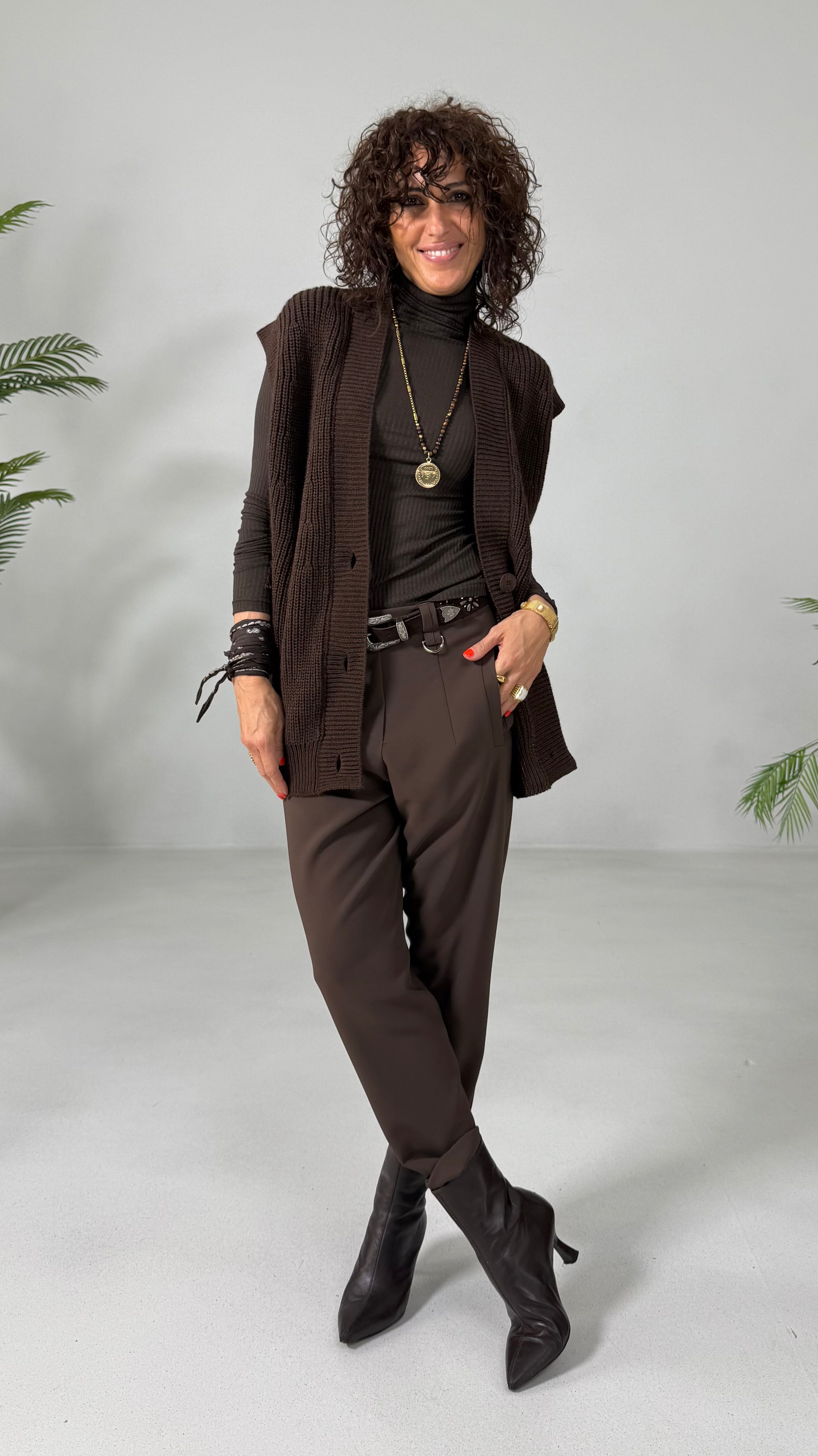 BAGGY CAVALLO BASSO IN CADY TECNICO