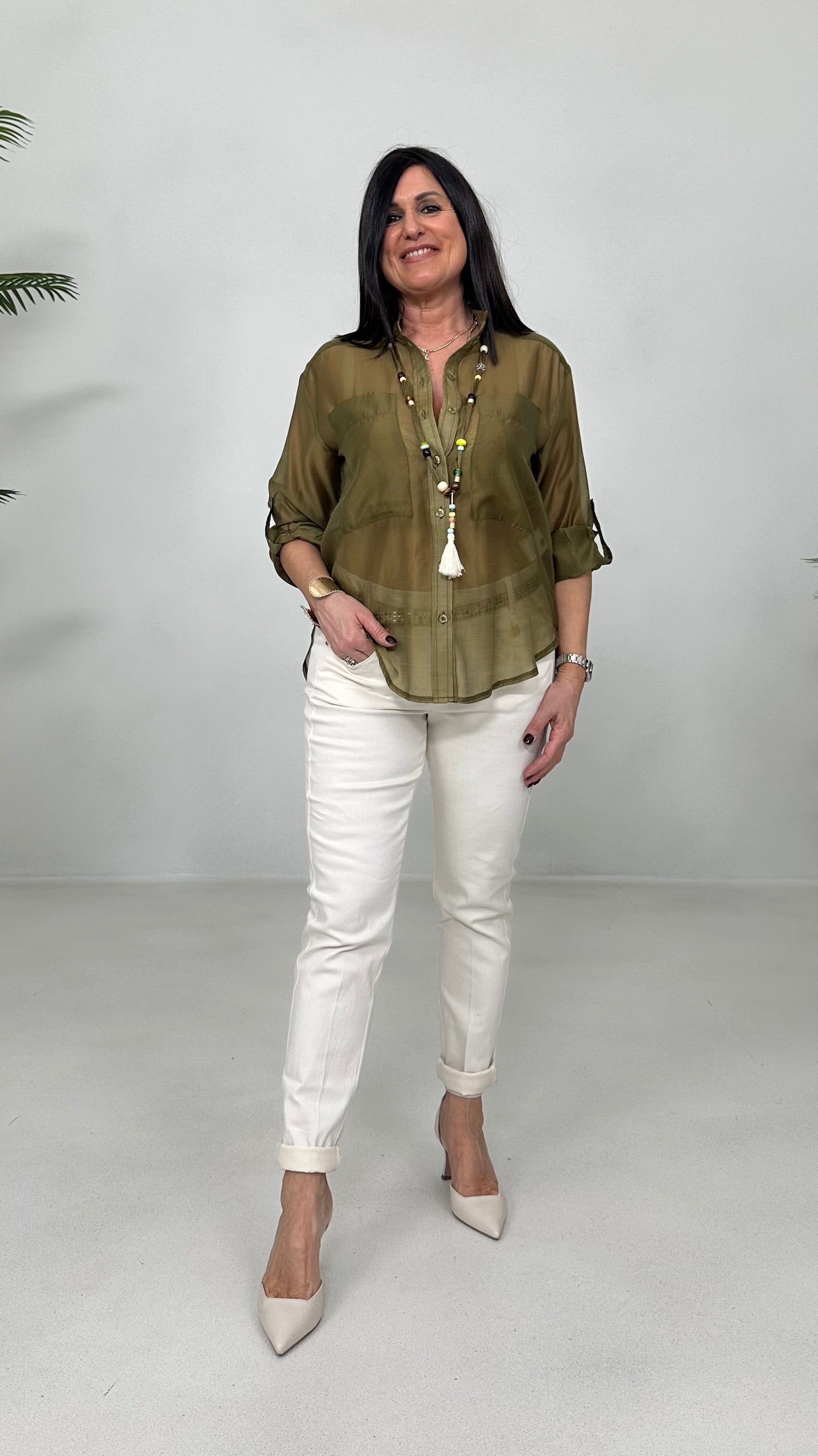 CAMICIA LINEA A UOMO IN VOILE