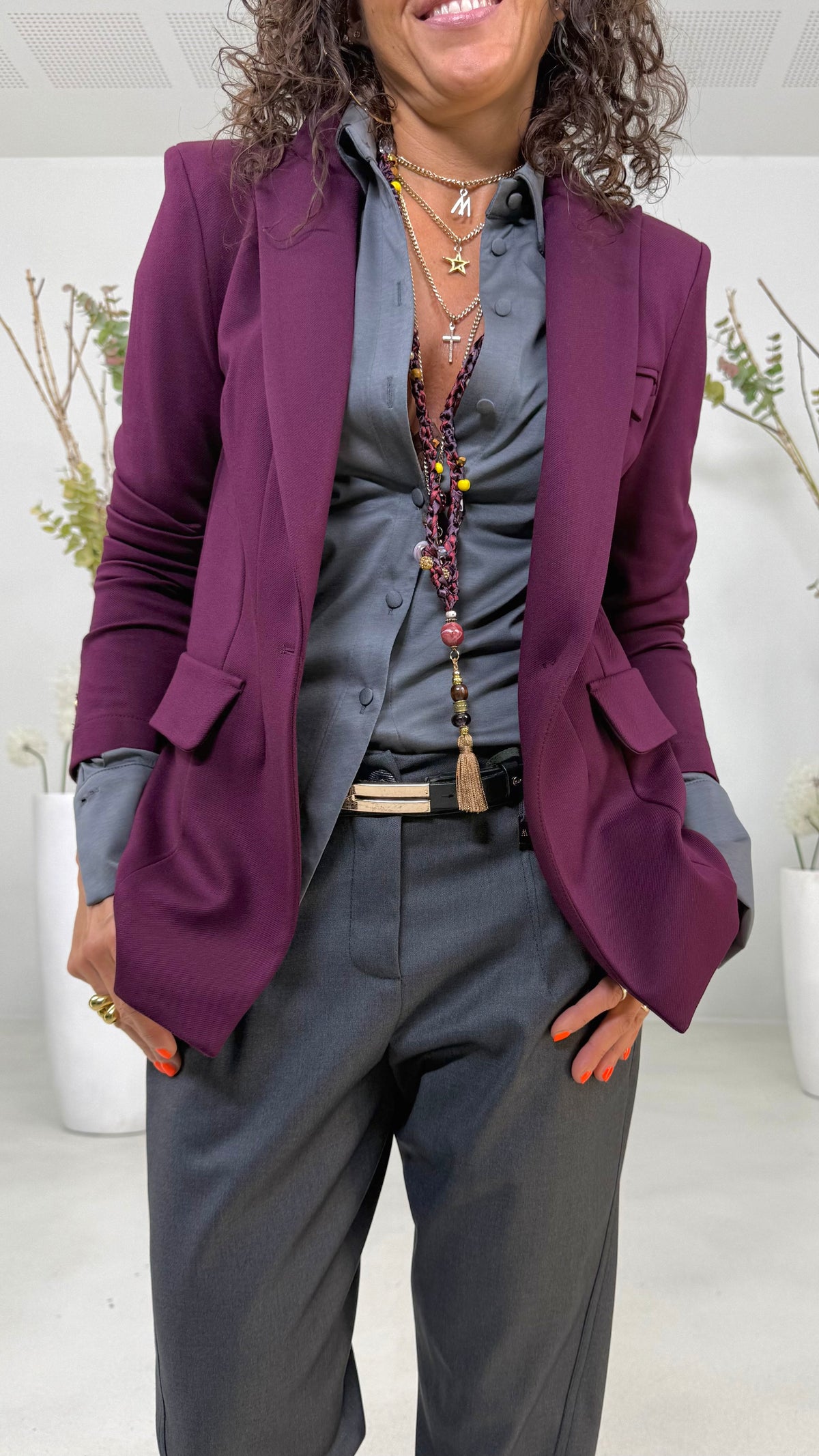 CAMICIA IN JERSEY DI COTONE MODAL