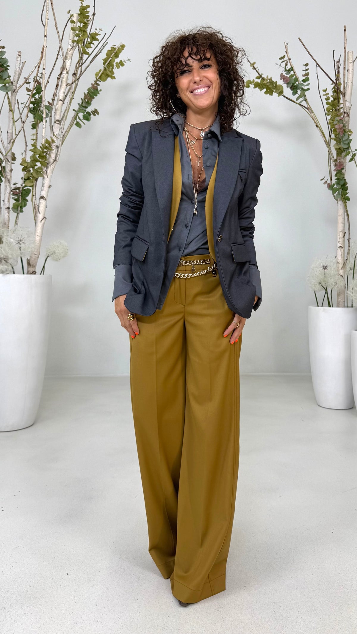 GIACCA BLAZER IN TECNICO FLUIDO