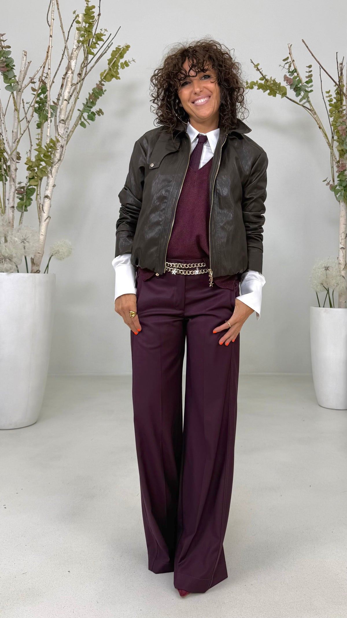 CAMICIA IN JERSEY DI COTONE MODAL