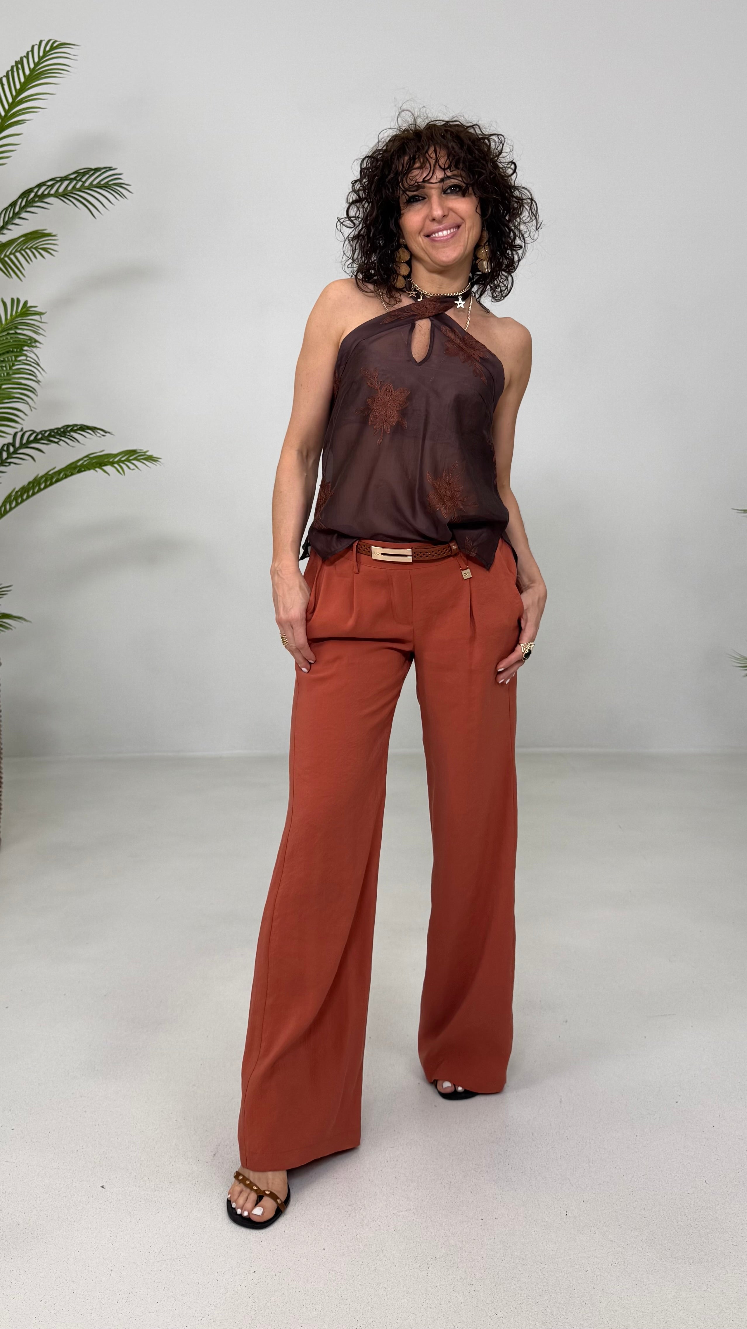KIMONO TWINSET IN VOILE RICAMATO