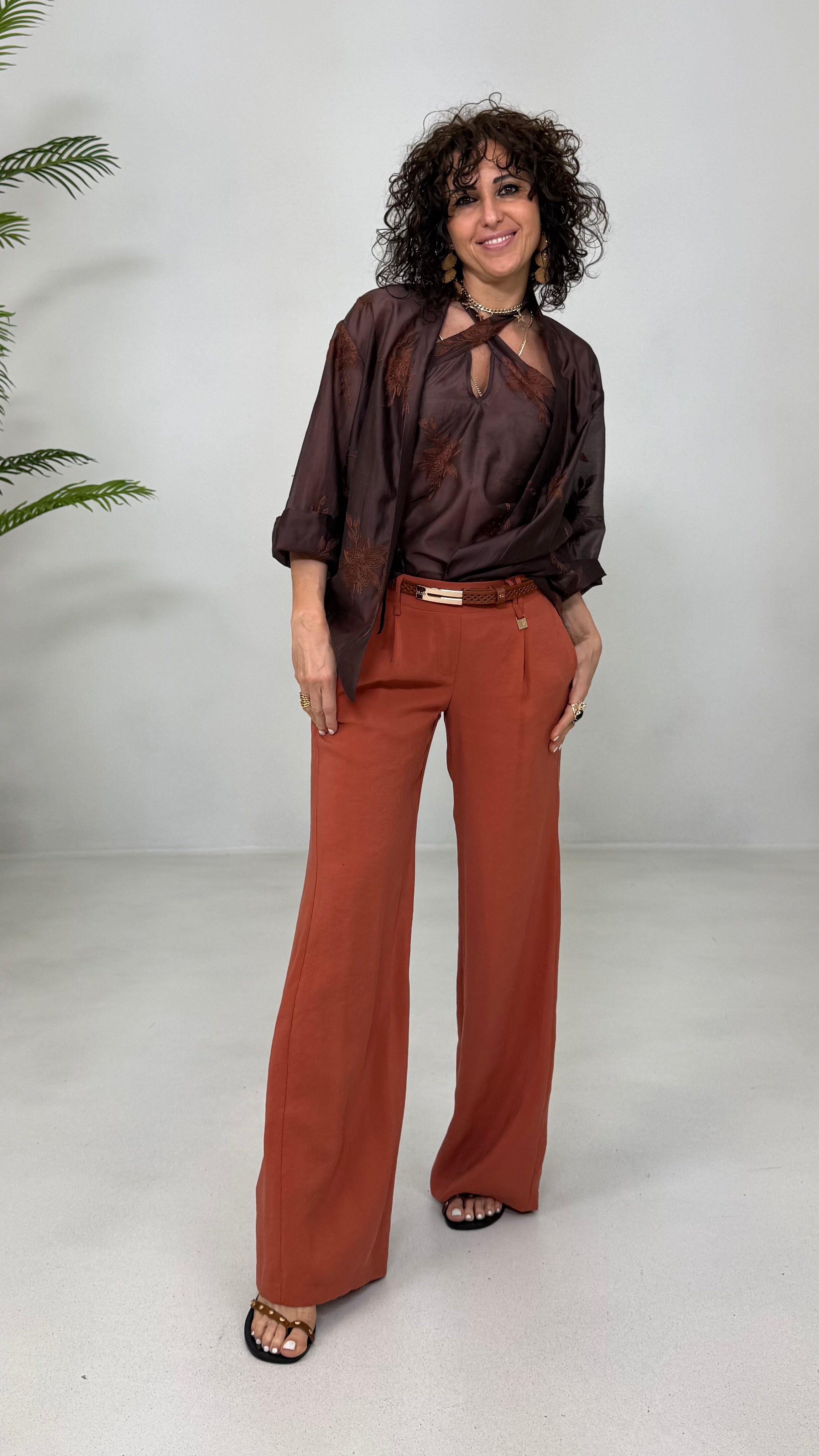 KIMONO TWINSET IN VOILE RICAMATO