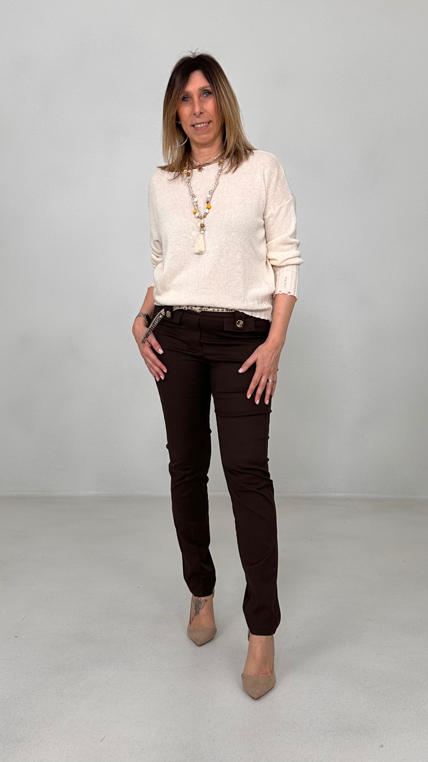 SKINNY SUPER STRETCH IN LYOCELL E COTONE