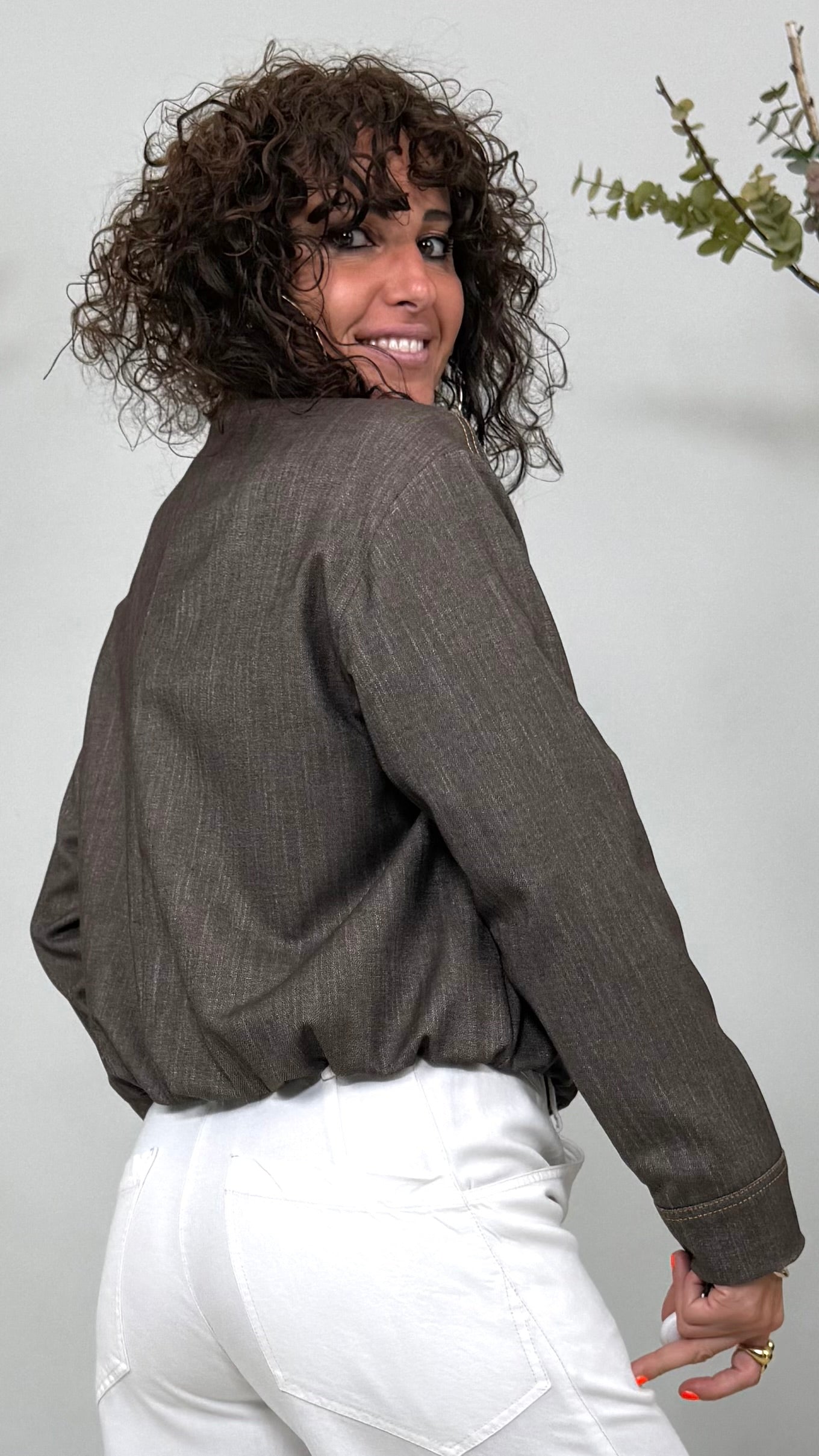 BOMBER GRISAGLIA JEANS