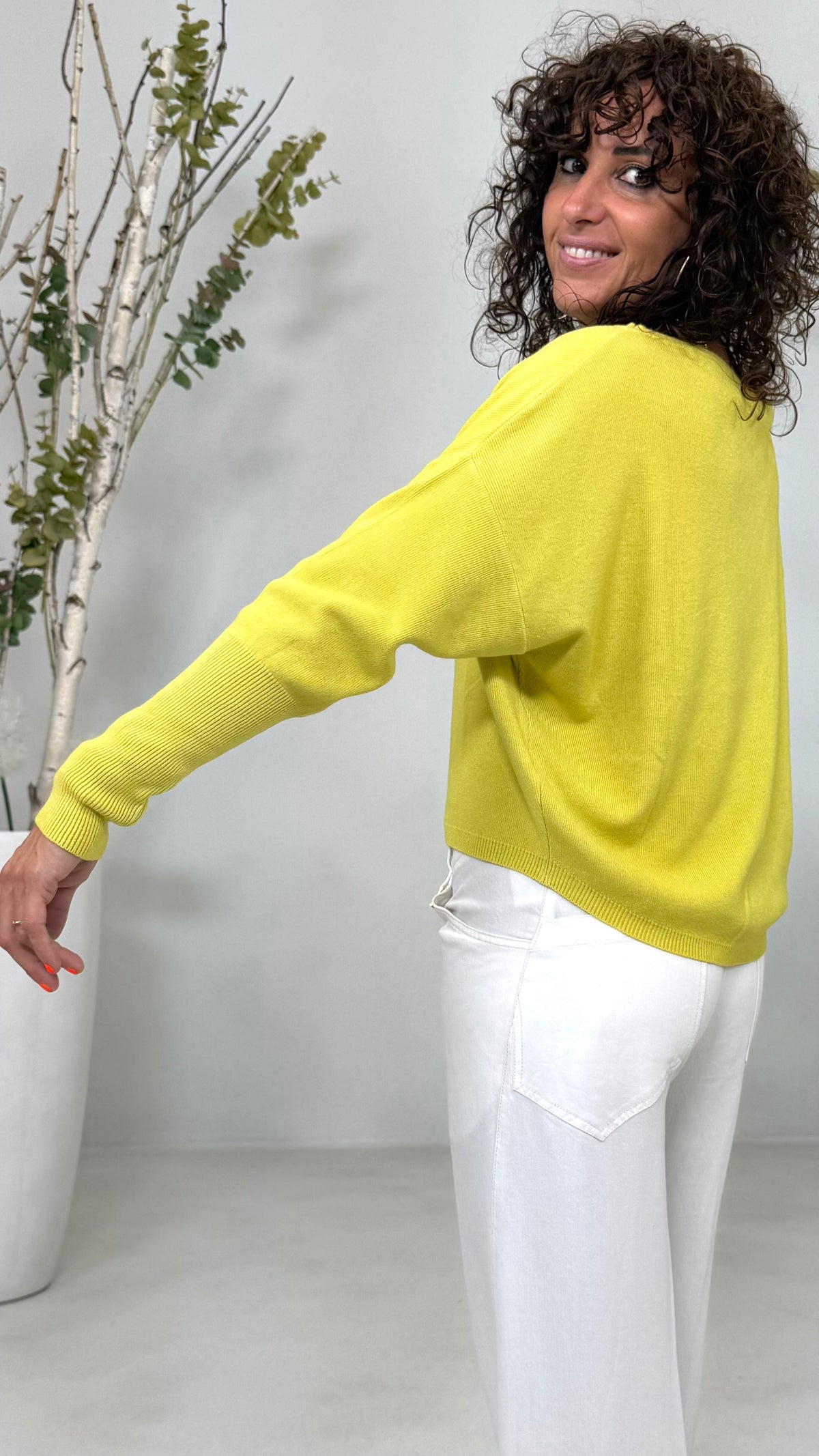 MAGLIA OVALE IN CALDA VISCOSA