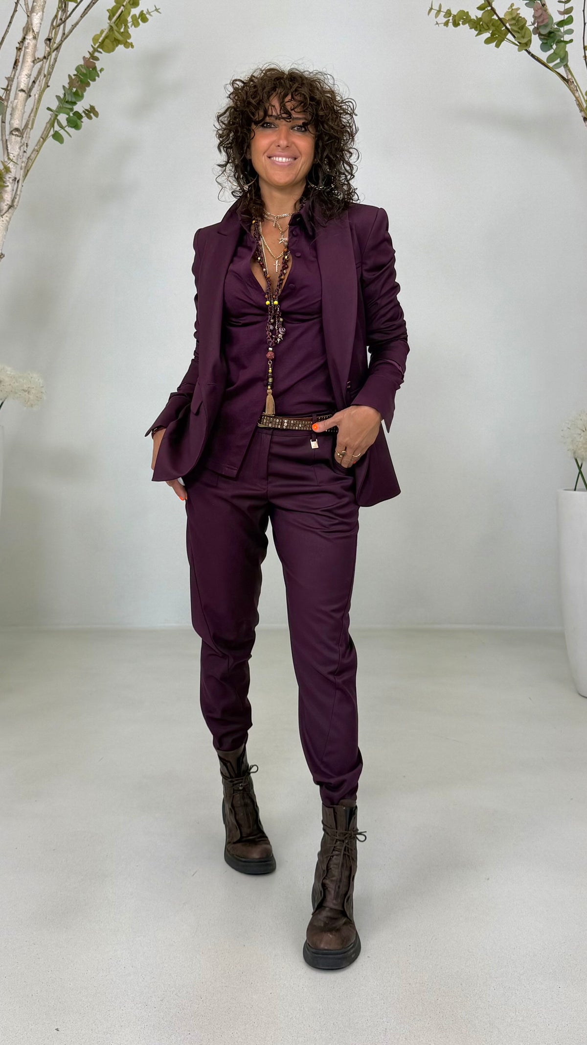 GIACCA BLAZER IN TECNICO FLUIDO