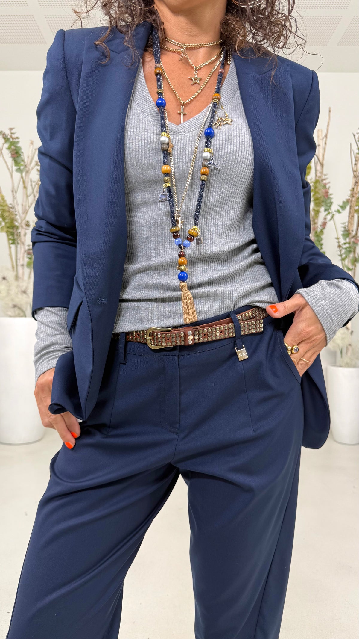 GIACCA BLAZER IN TECNICO FLUIDO