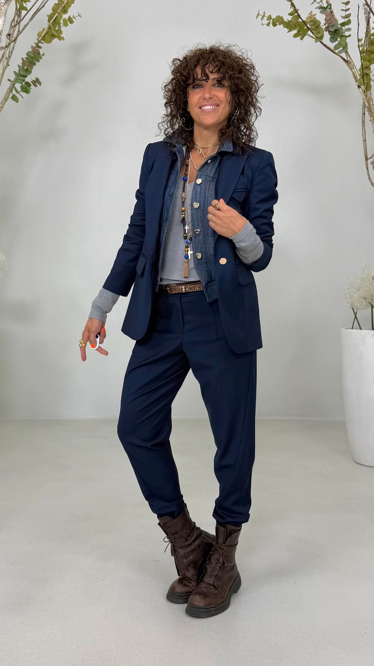 GIACCA BLAZER IN TECNICO FLUIDO