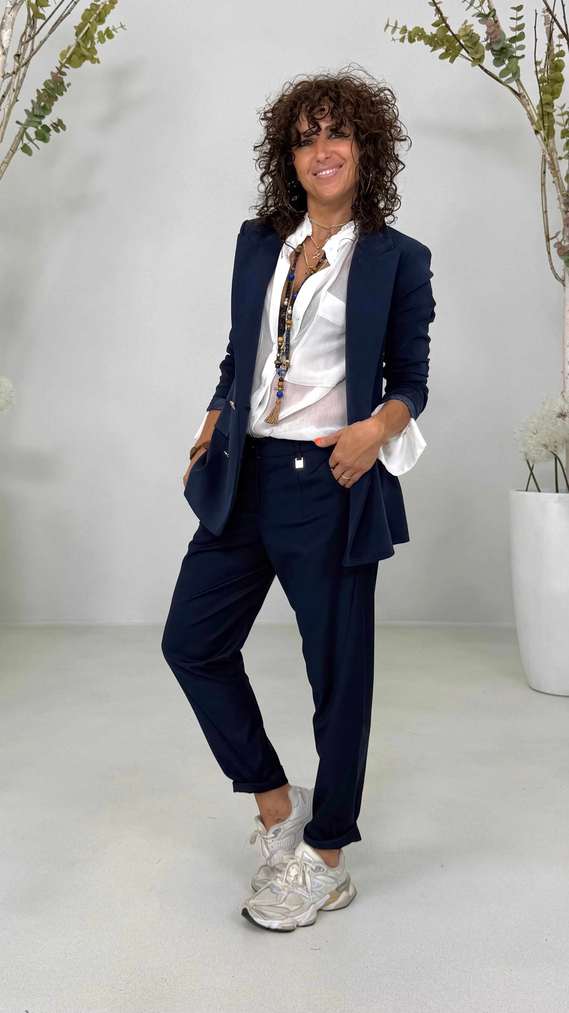 CAMICIA LINEA A UOMO IN CREPONNE VISCOSA