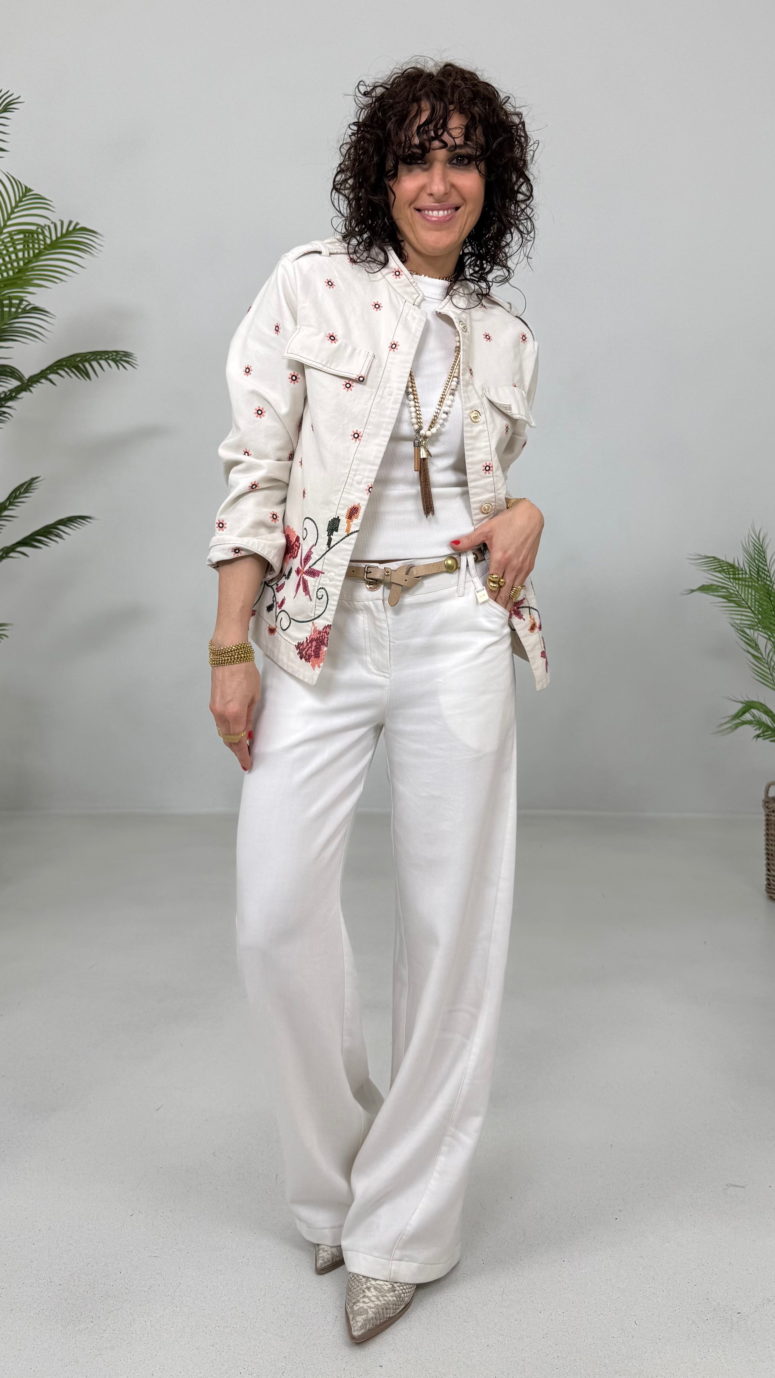 PALAZZO IN JEANS 100% LYOCELL