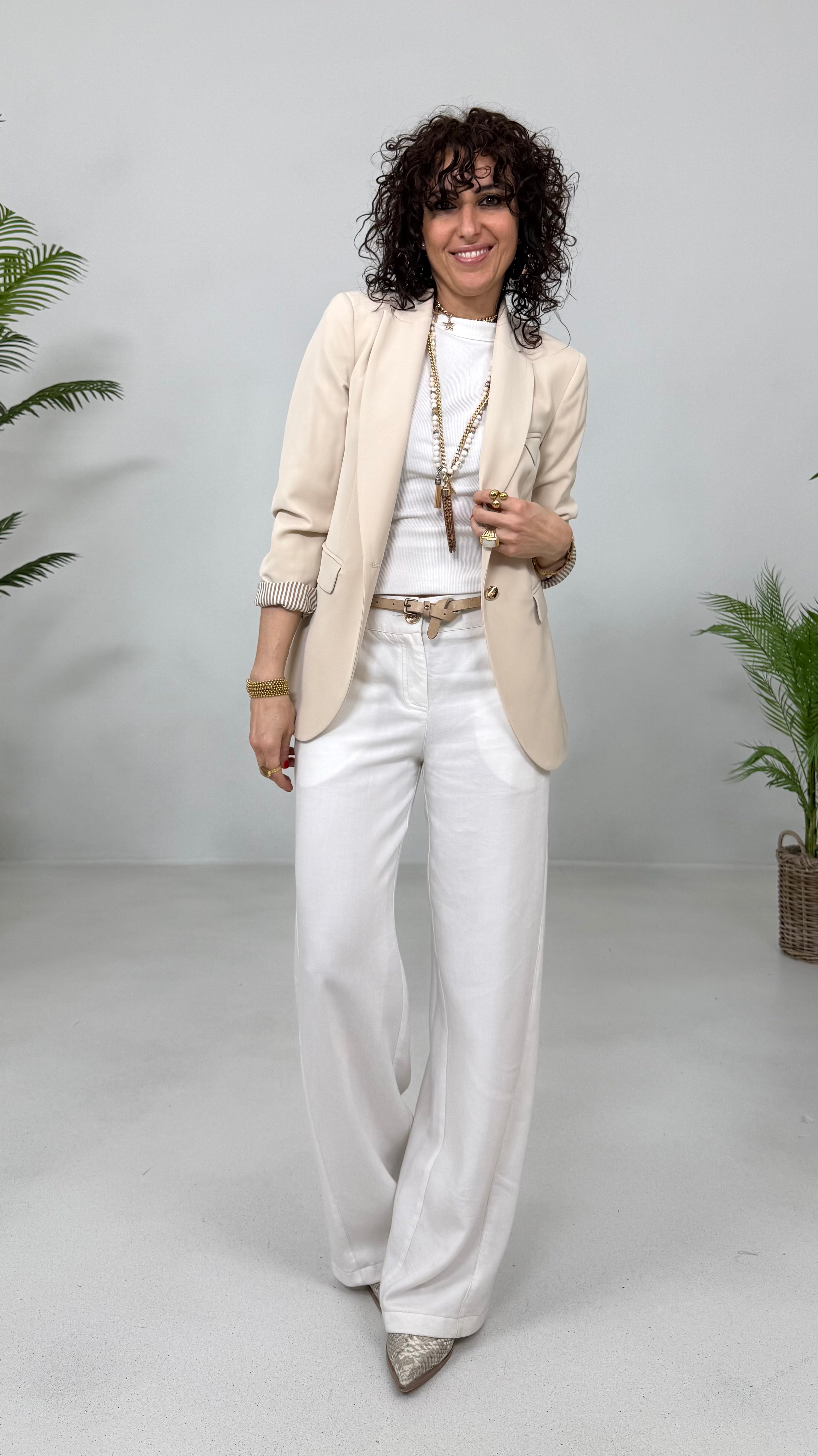 GIACCA BLAZER IN CADY FLUIDO