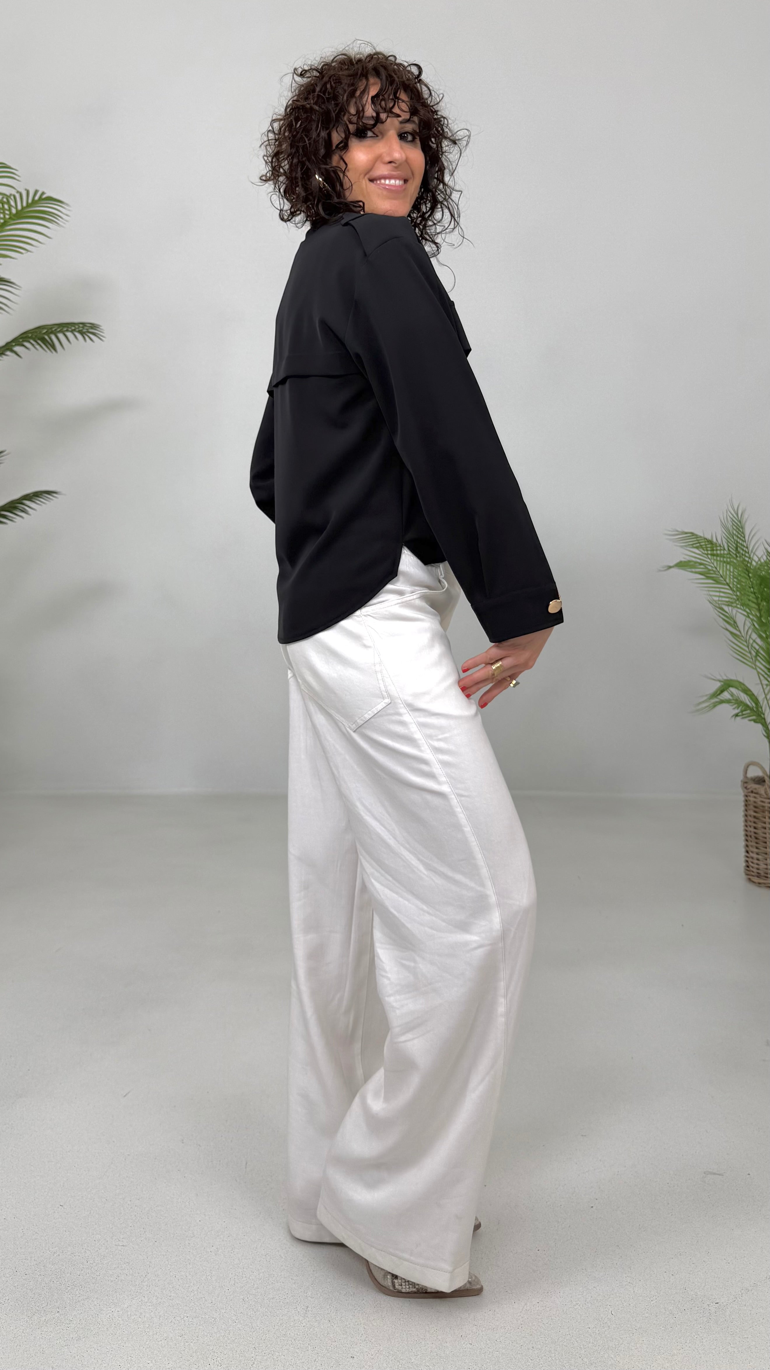 CAMICIA TASCONI IN CADY FLUIDO