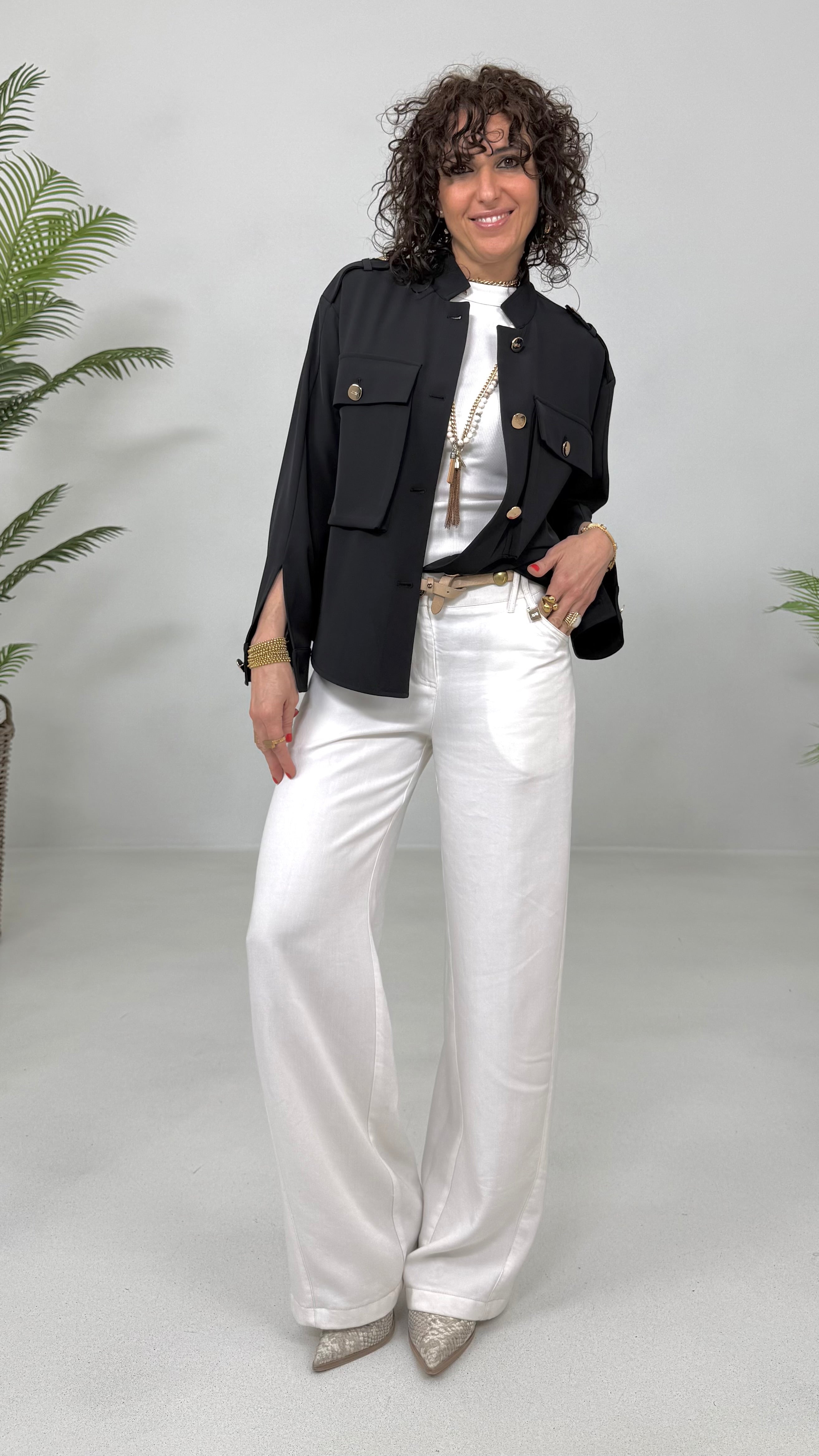 PALAZZO IN JEANS 100% LYOCELL