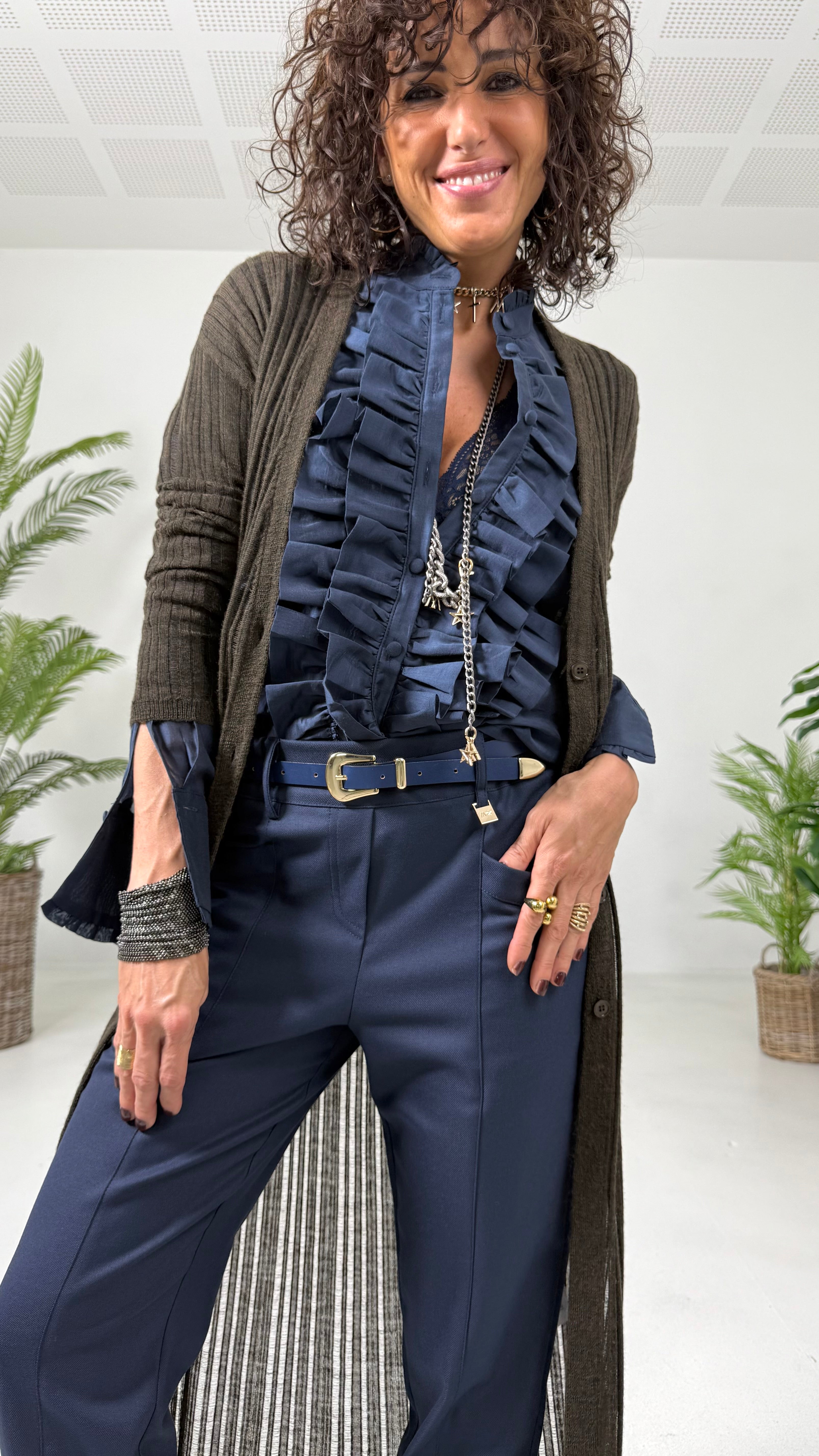 CAMICIA IN MUSSOLA CON ROUGES