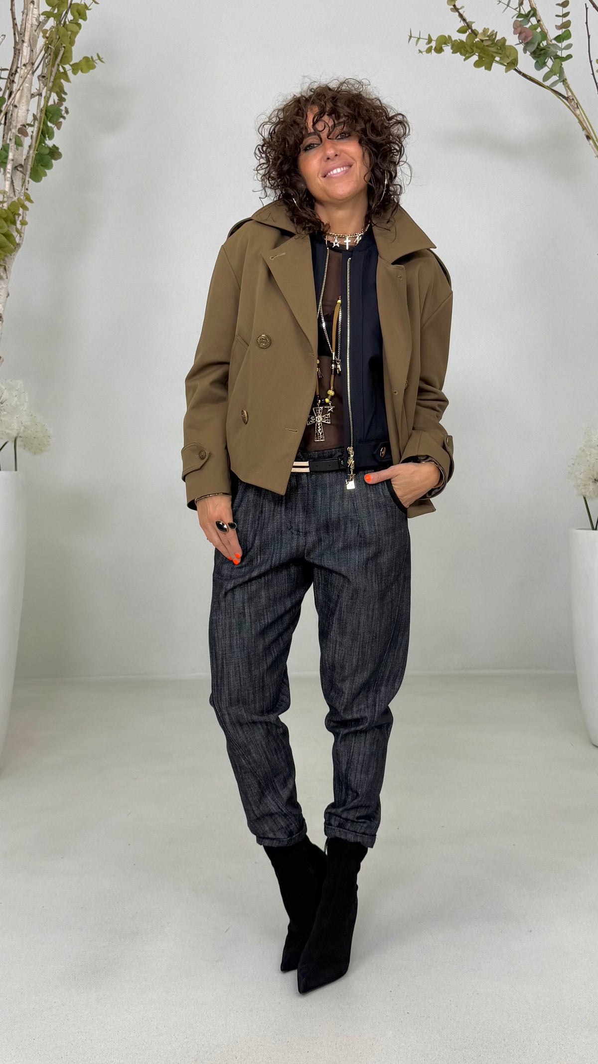 BAGGY ROCK IN DENIM 100% COTONE
