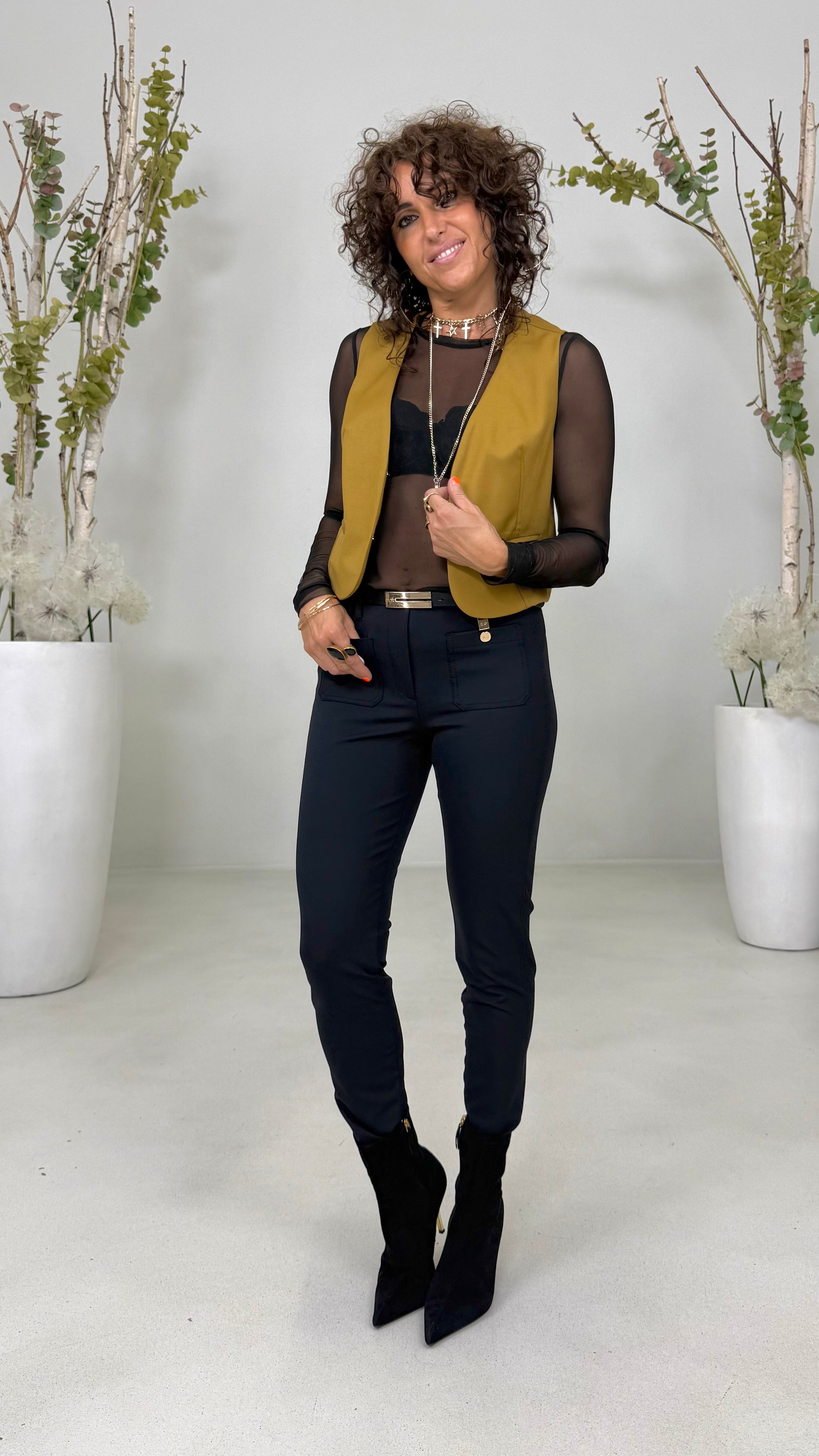 GILET GANCETTI IN TECNICO FLUIDO